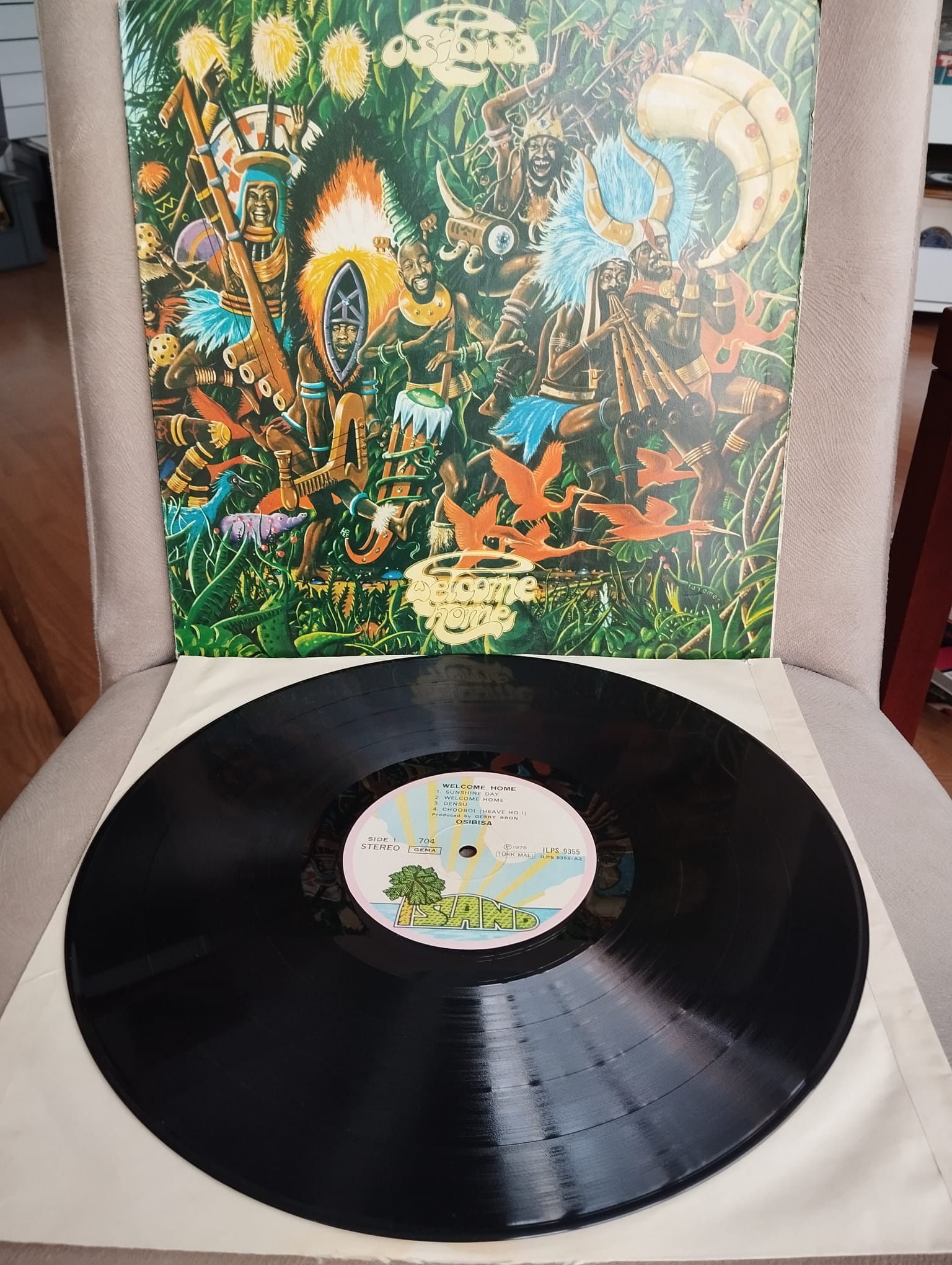 Osibisa – Welcome Home - 1976 Türkiye Basım 33 Lük LP Albüm Plak