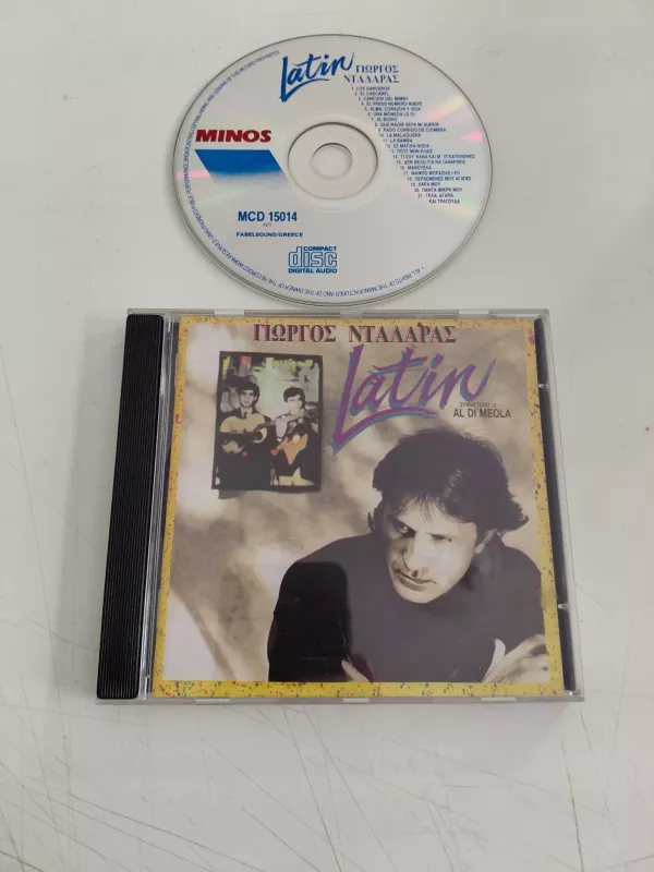 George Dalaras - Al Di Meola – Latin - 1987 Yunanistan Basım CD Albüm-2.el