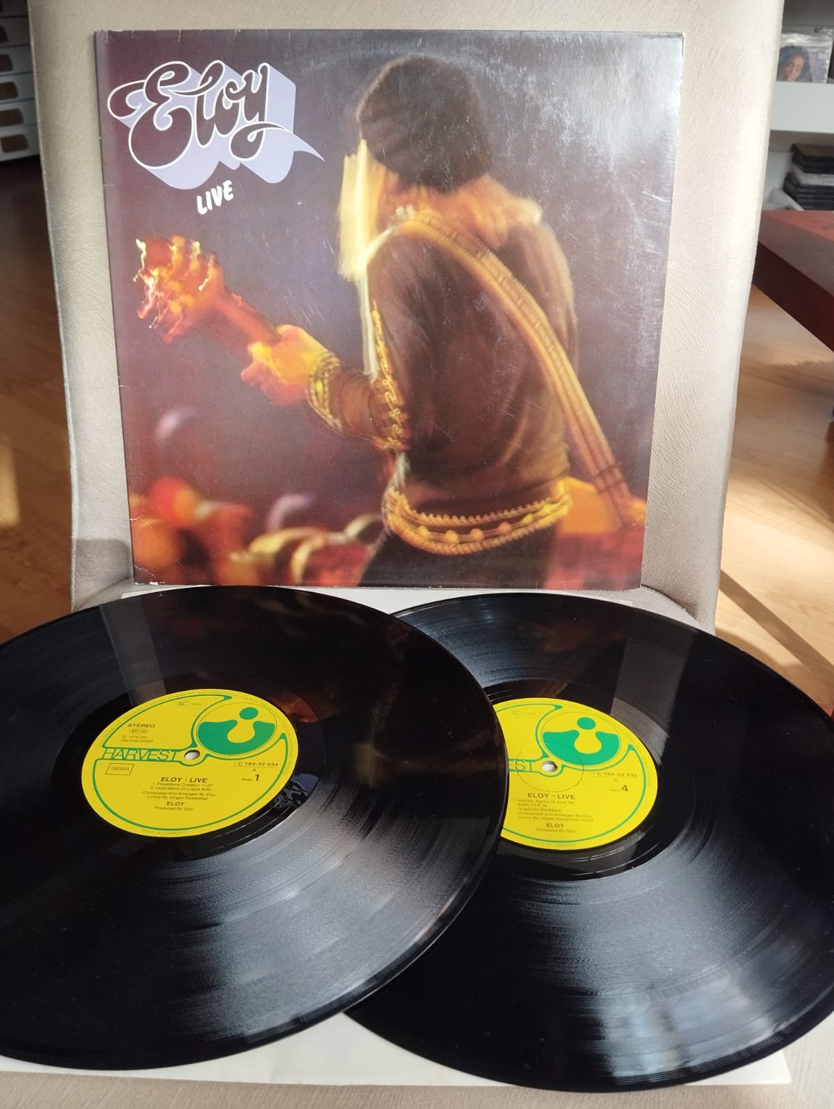 Eloy – Live - 1978 Almanya Basım 33 Lük 2xLP (Double) Albüm Plak