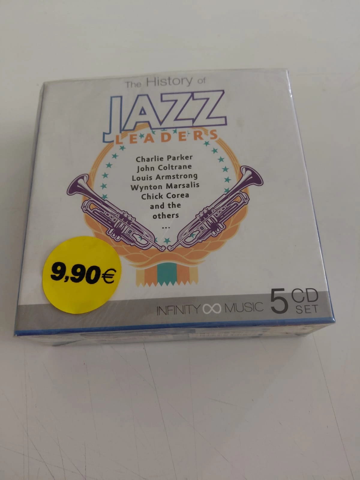 The History Of Jazz Leaders (John Coltrane ,Miles Davis,Ahmad Jamal...) - 5xCD Box Set/Jelatinli