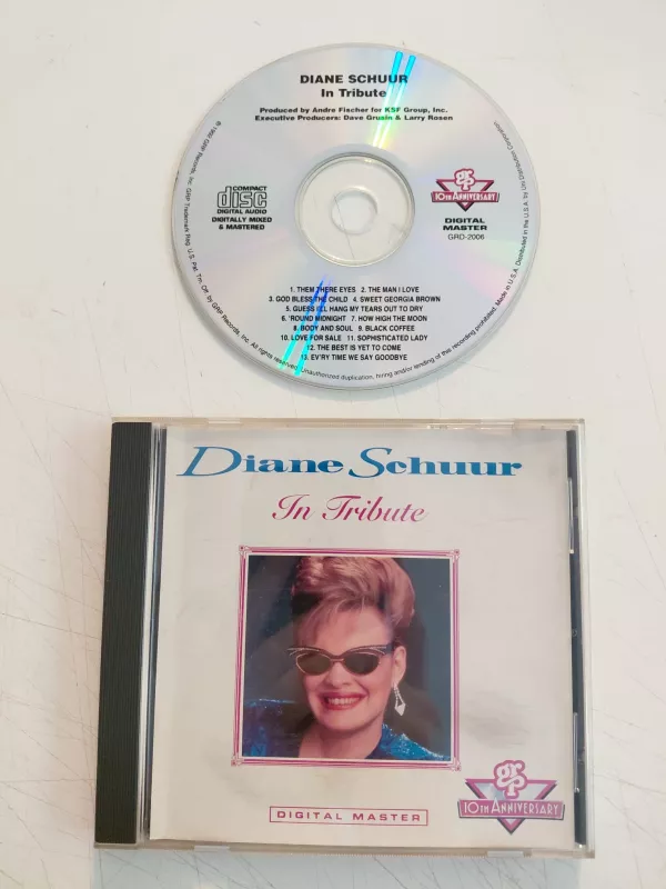 Diane Schuur – In Tribute - 1992 Amerika Basım CD Albüm-2.el