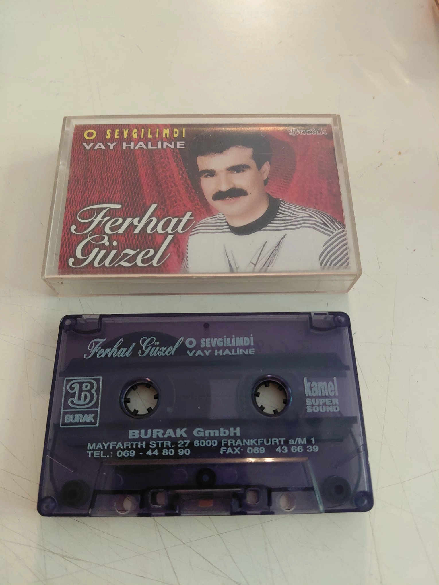 Ferhat Güzel – Vay Haline Vay / O Sevgilimdi - 1994 Almanya Basım Kaset Albüm/ Burak Müzik-2.el
