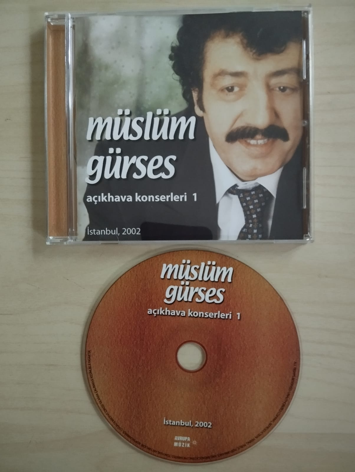 Müslüm Gürses – Açık Hava Konserleri 1 -  2013 Türkiye Basım - CD Albüm-2.el