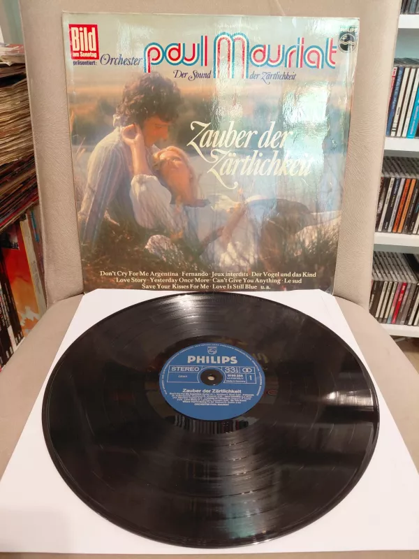 Orchester Paul Mauriat – Zauber Der Zärtlichkeit – 1977 Almanya Basım Plak - LP Albüm-2.el