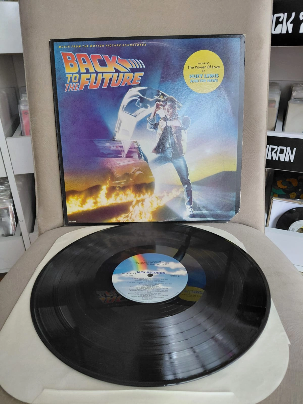 BACK TO THE FUTURE - (Soundtrack) - 1985 USA Basım LP Albüm - 33 lük Plak-2.el