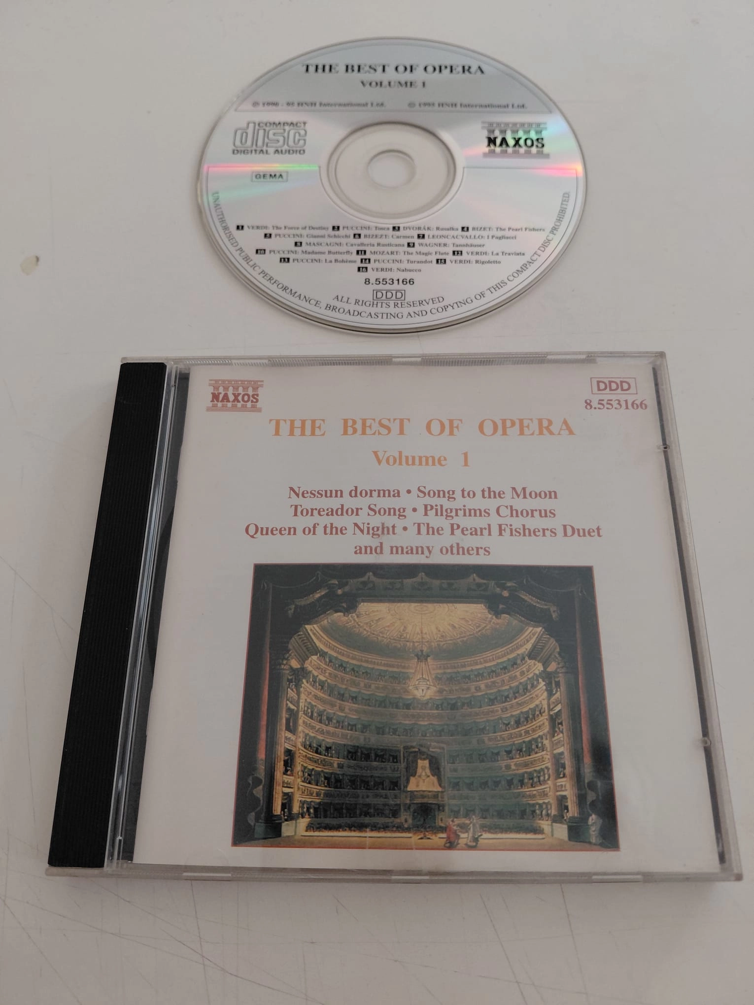 The Best Of Opera Vol. 1  – 1995  Avrupa Basım - CD Albüm-2.el