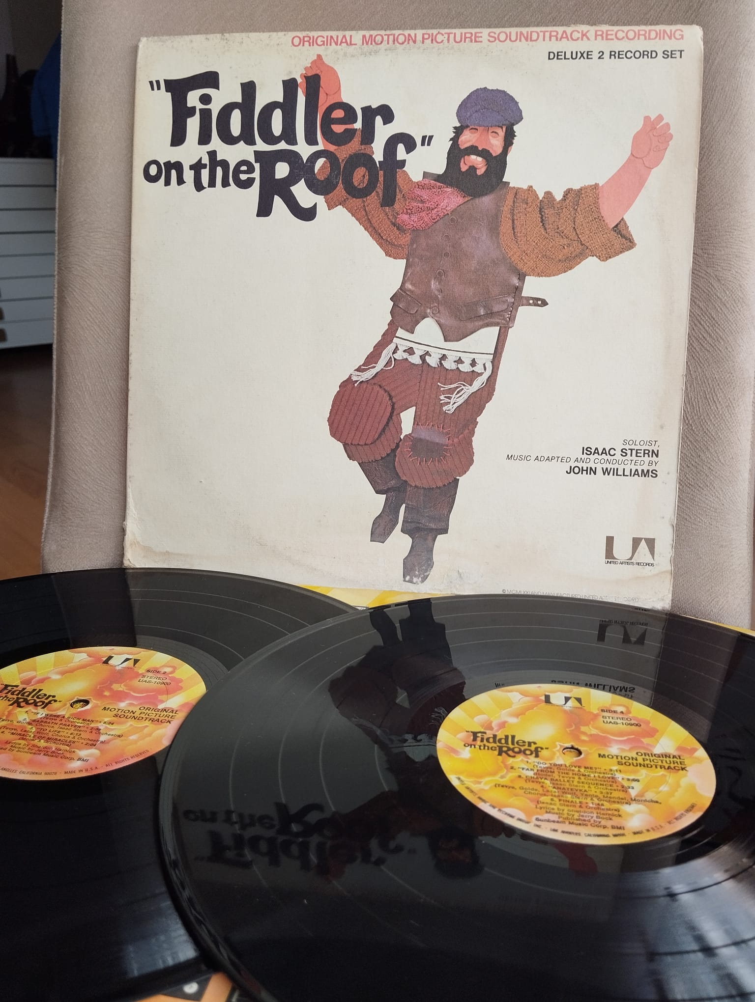 John Williams /Isaac Stern – Fiddler On The Roof(Soundtrack) - 1971 Amerika Basım - 2xLp Albüm-2.EL