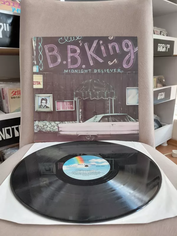 B.B. King – Midnight Believer - 1979 USA Basım Albüm LP Plak-2.el