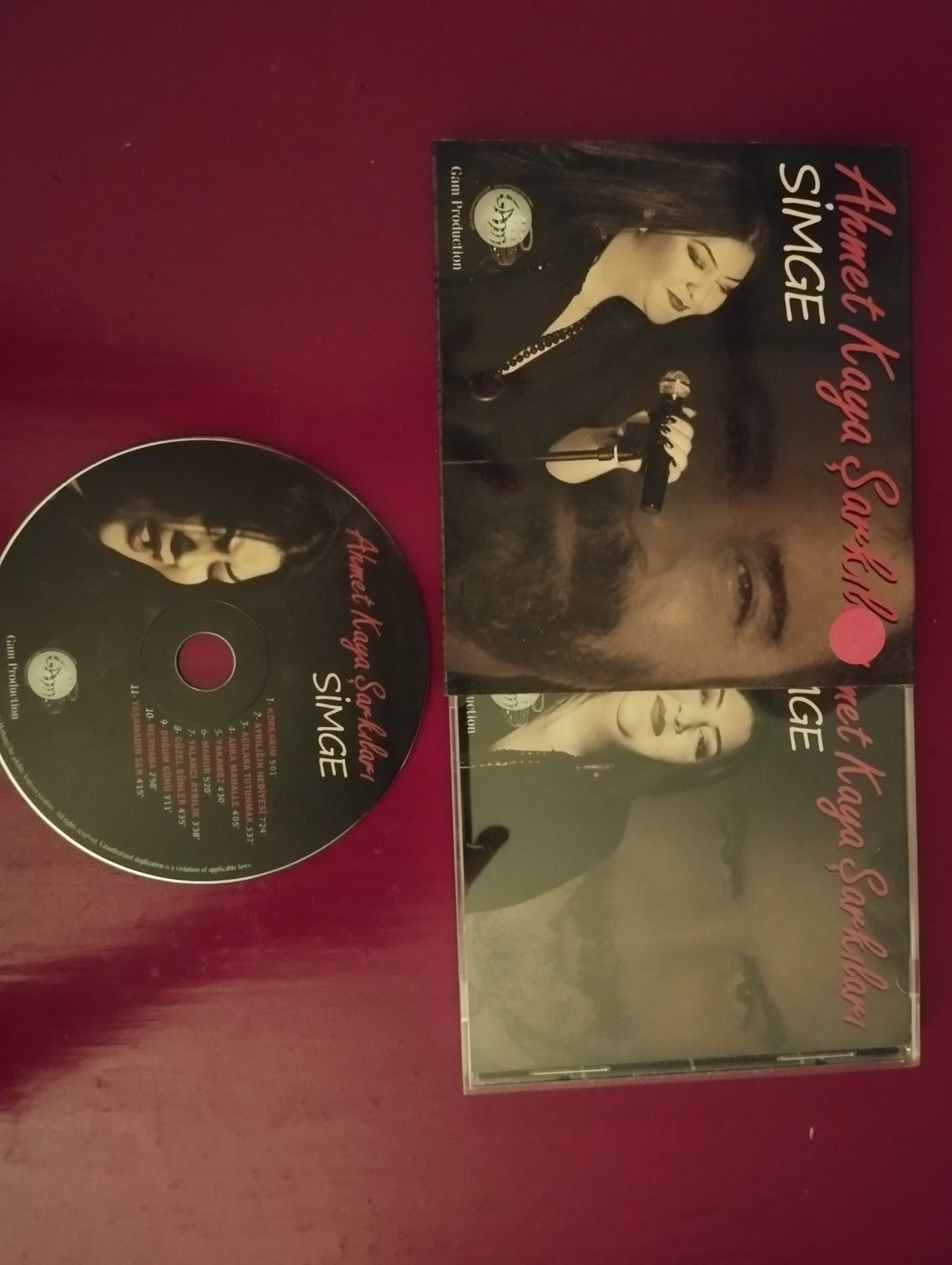 Simge ‎– Ahmet Kaya Şarkıları  - 2008 Türkiye Basım CD  Albüm -2.El