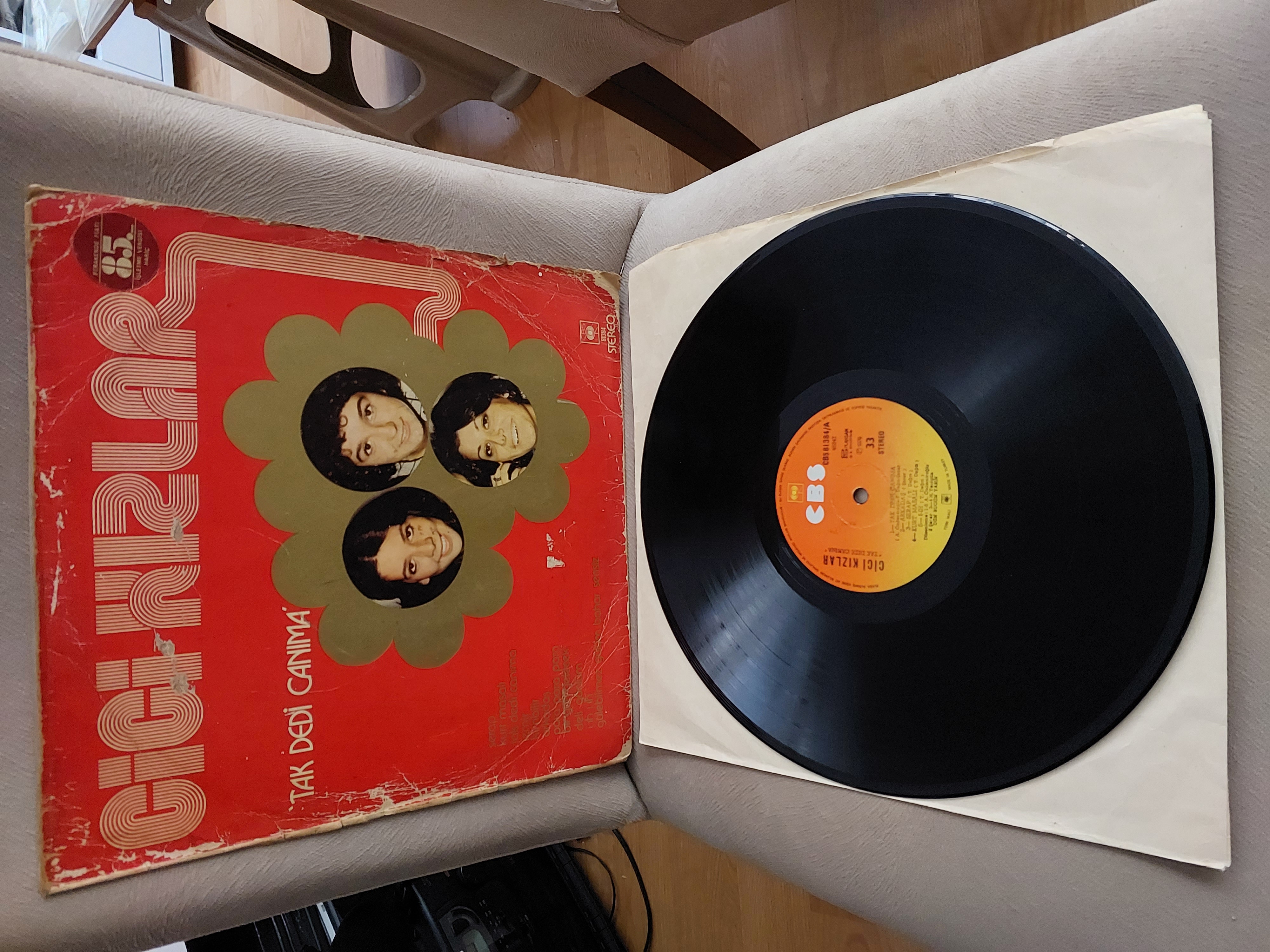 Cici Kızlar – Tak Dedi Canıma - 1976 Türkiye Basım - LP Plak Albüm