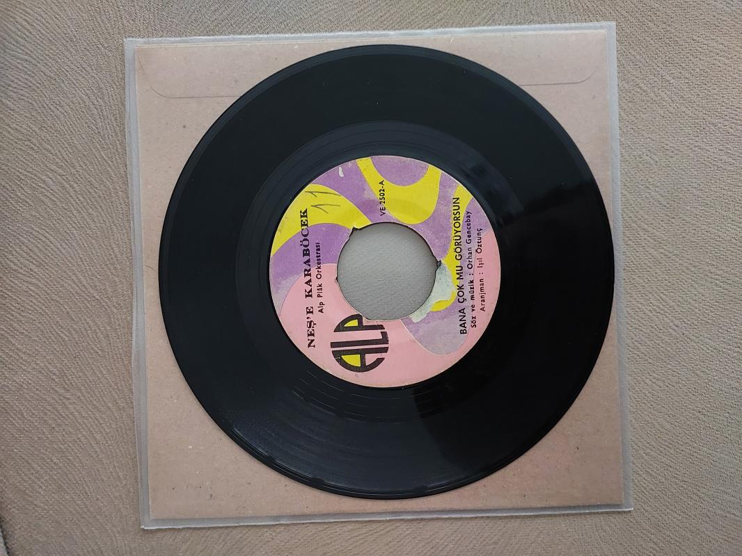 Neşe Karaböcek – Bana Çok Mu Görüyorsun / Benim De Canım Var - 1970 Türkiye Basım 45 Lik Plak 