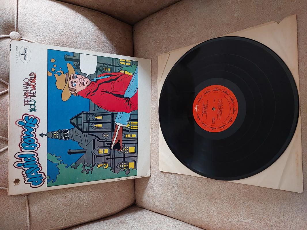 David Bowie – The Man Who Sold The World - 1970 USA Basım Nadir 33 Lük Plak LP Albüm