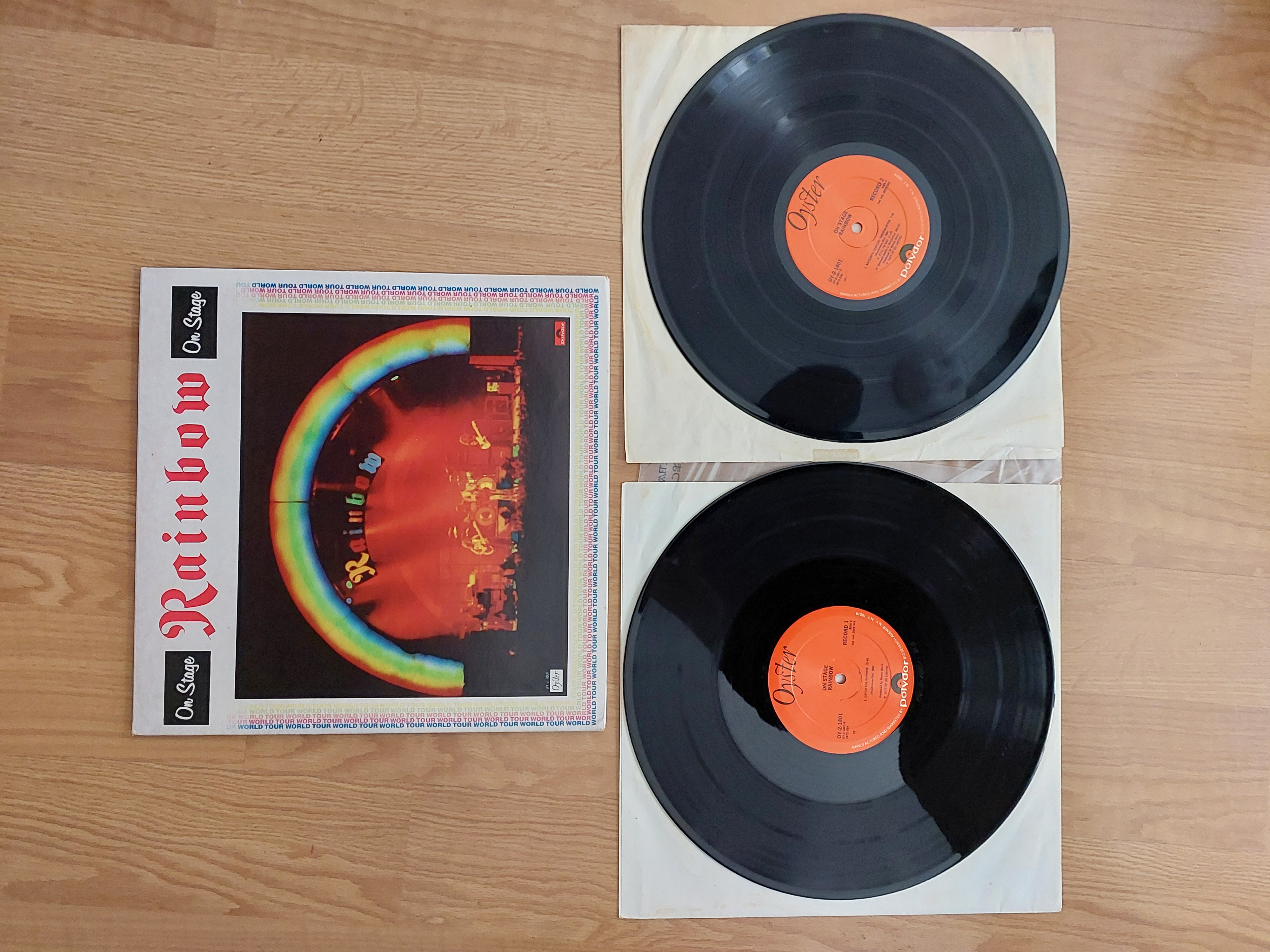 Rainbow – On Stage - 1977 USA Basım 33 Lük Double Plak 2XLP Albüm