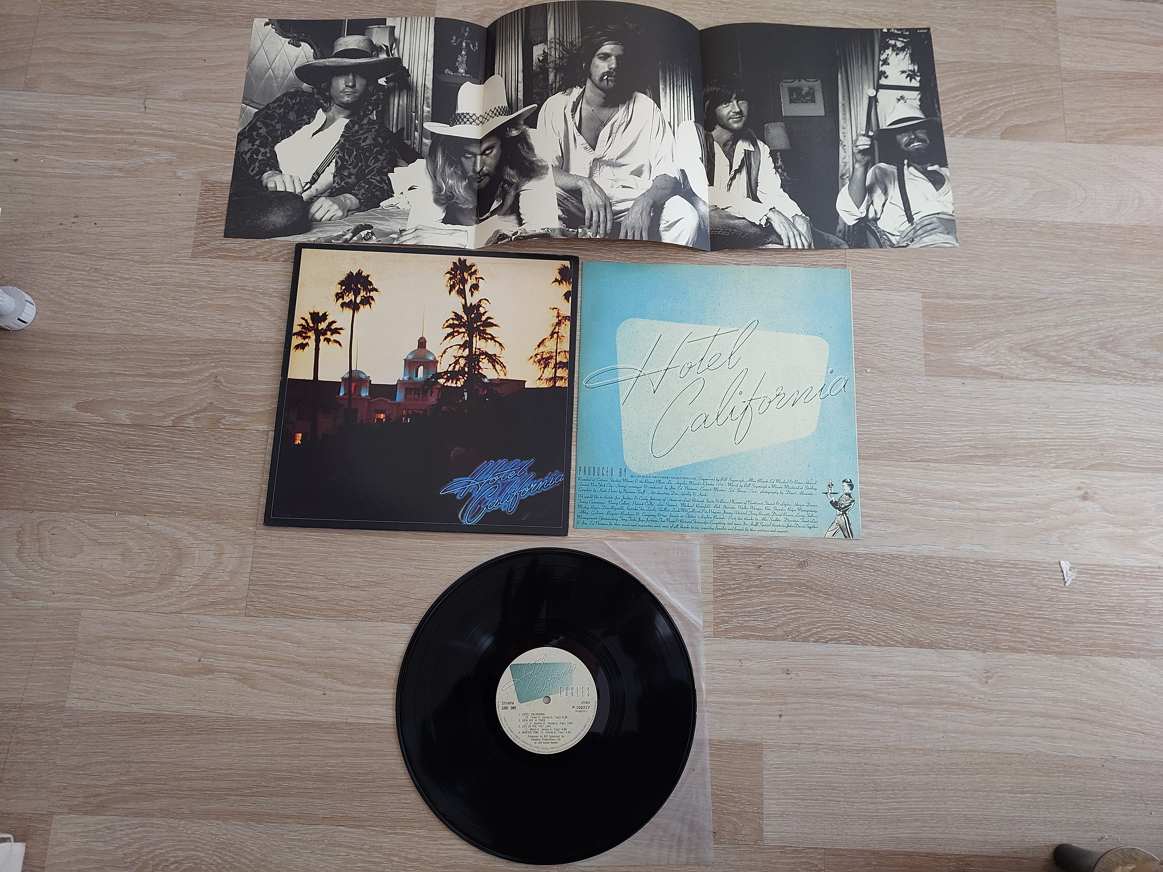 Eagles – Hotel California - 1976 Japonya Basım 33 Lük Plak LP Albüm Posterli