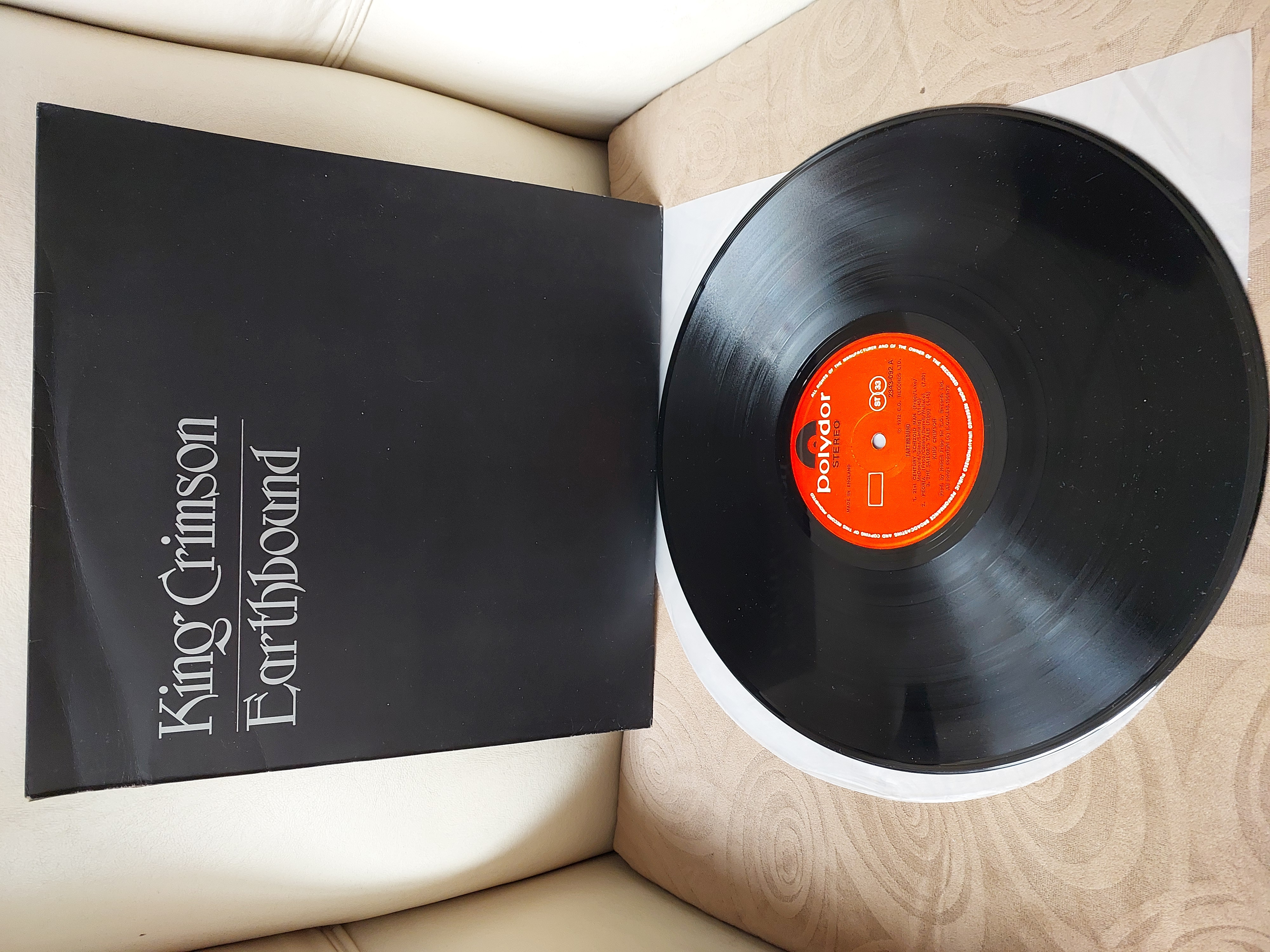 King Crimson – Earthbound - 1977 İngiltere Basım - 33lük LP Plak Albüm