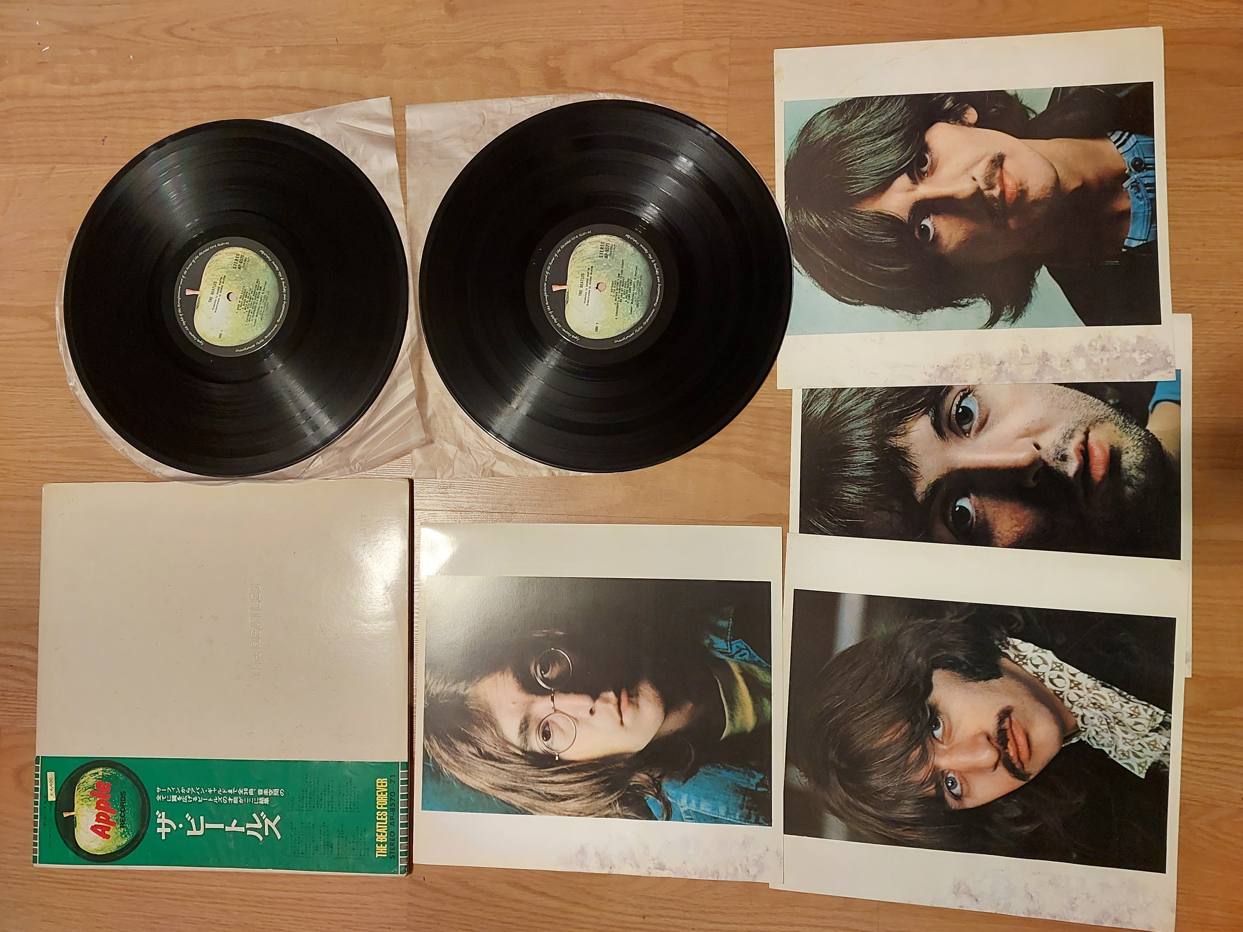 The Beatles ‎– The Beatles ( White Album) - 1972 Japonya Numaralı Basım Double Album - 33 Lük 2XLP Plak
