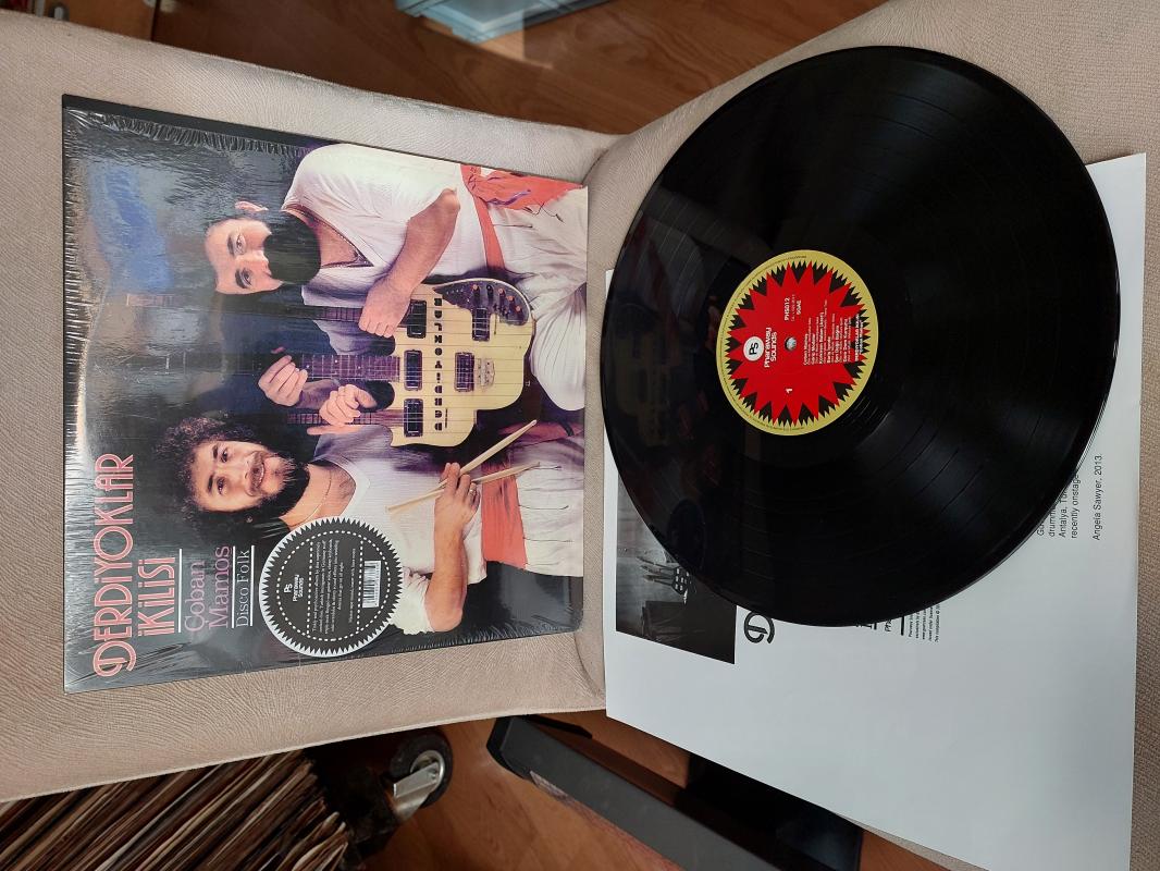 Derdiyoklar İkilisi – Çoban Mamoş - Disco Folk - 2013 İspanya Basım 33 Lük LP Albüm Plak