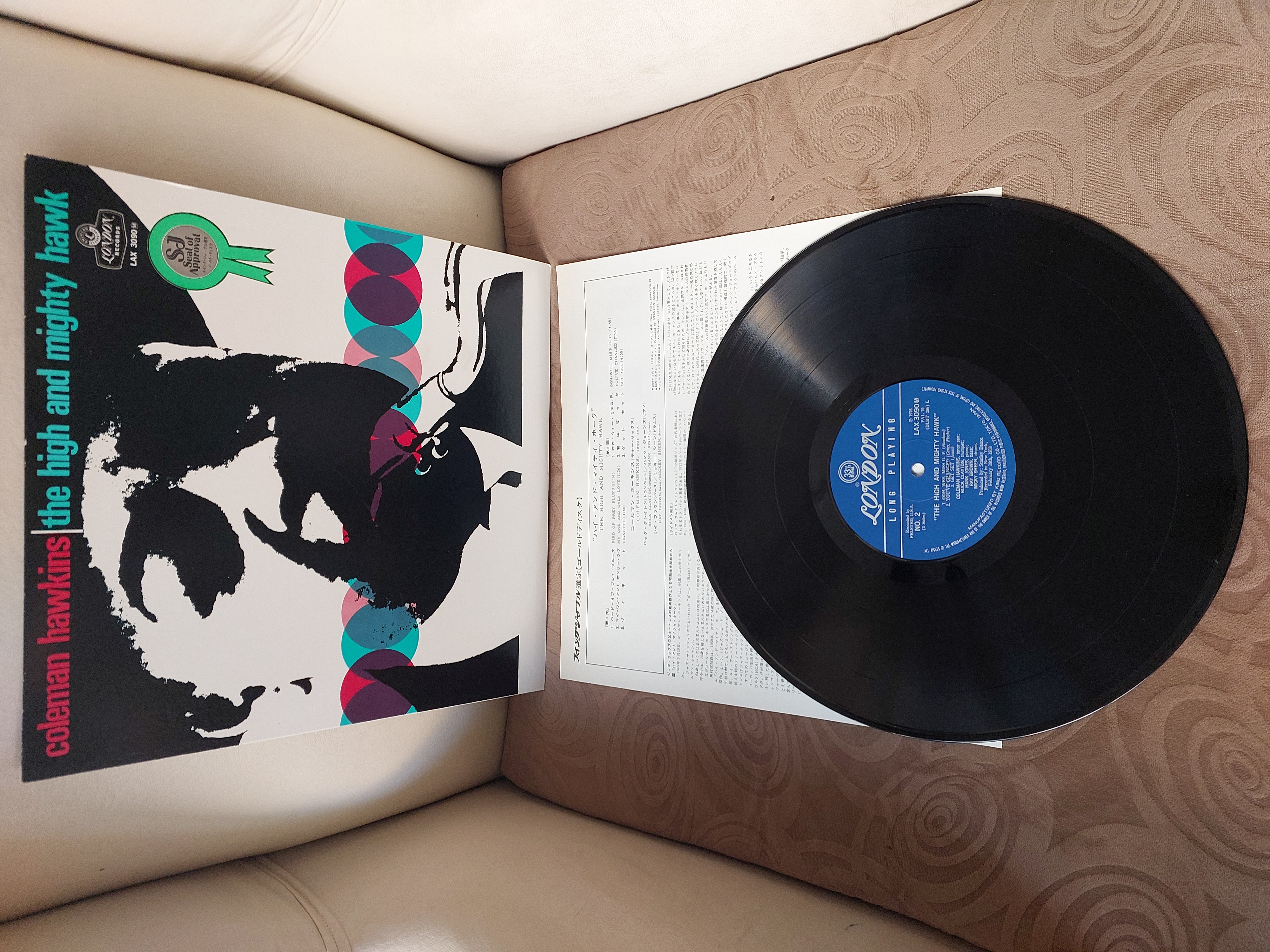 Coleman Hawkins – The High And Mighty Hawk -1976 Japonya Basım Albüm -33 lük LP Plak Obisiz