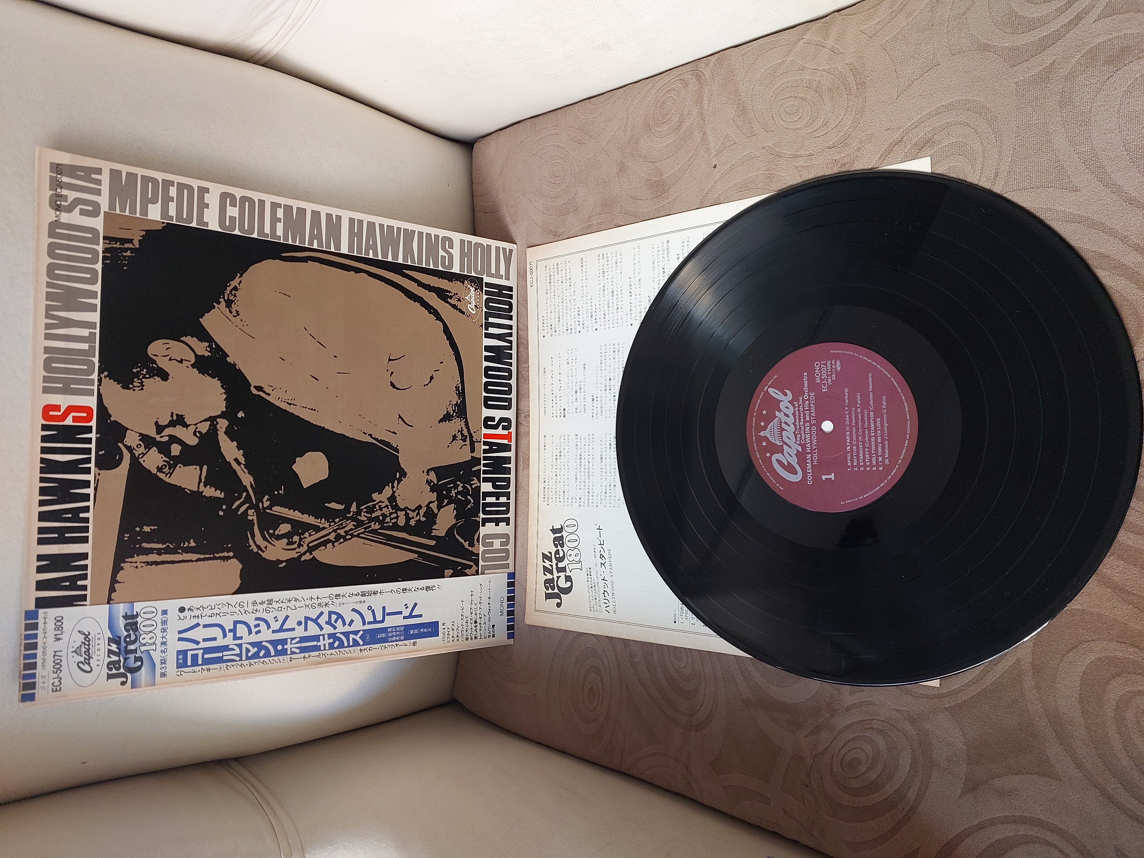 Coleman Hawkins And His Orchestra – Hollywood Stampede -1982 Japonya Basım Albüm -33 lük LP Plak