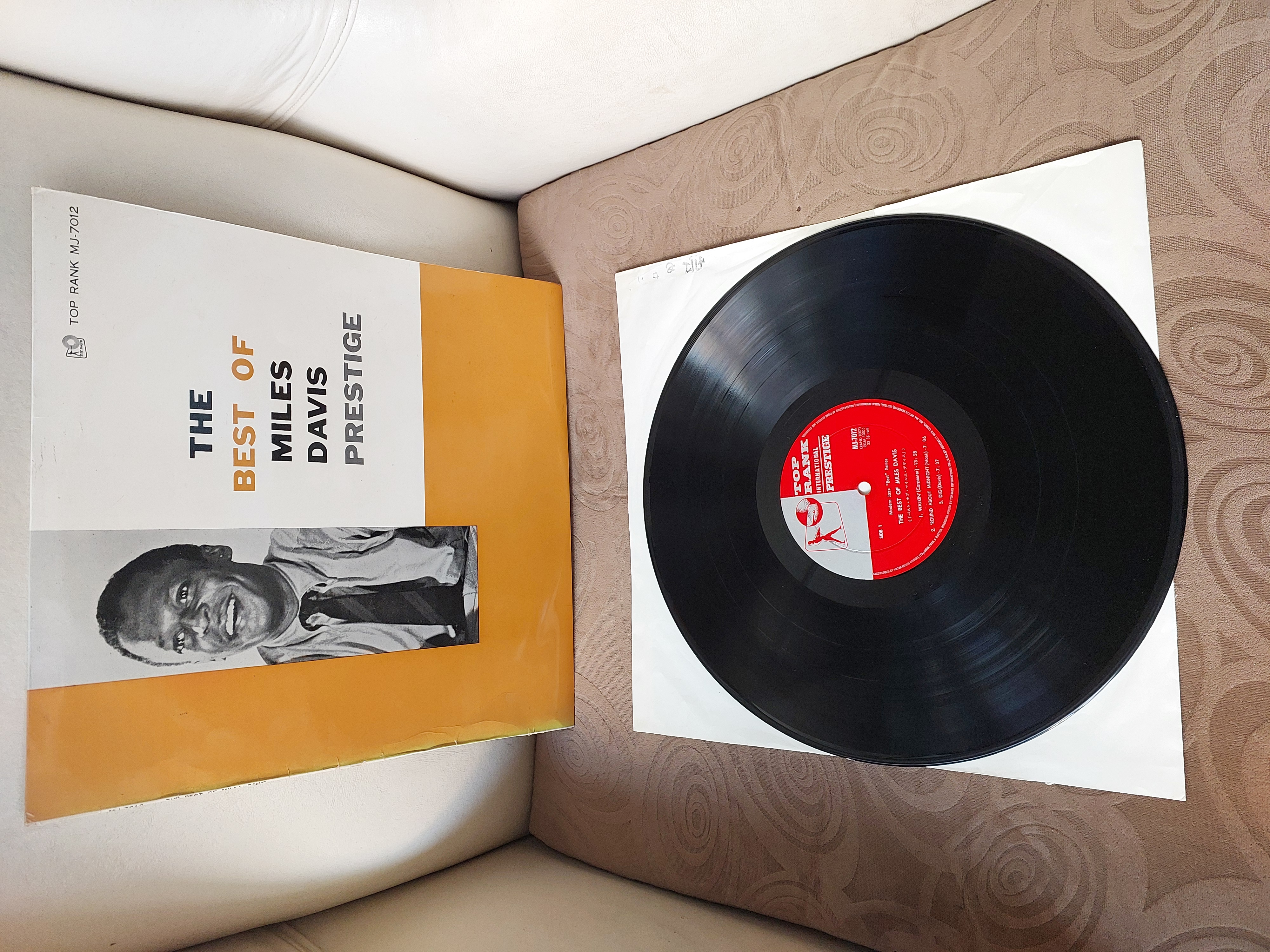 Miles Davis – The Best Of Miles Davis -1961 Japonya Basım Albüm -33 lük LP Plak Obisiz
