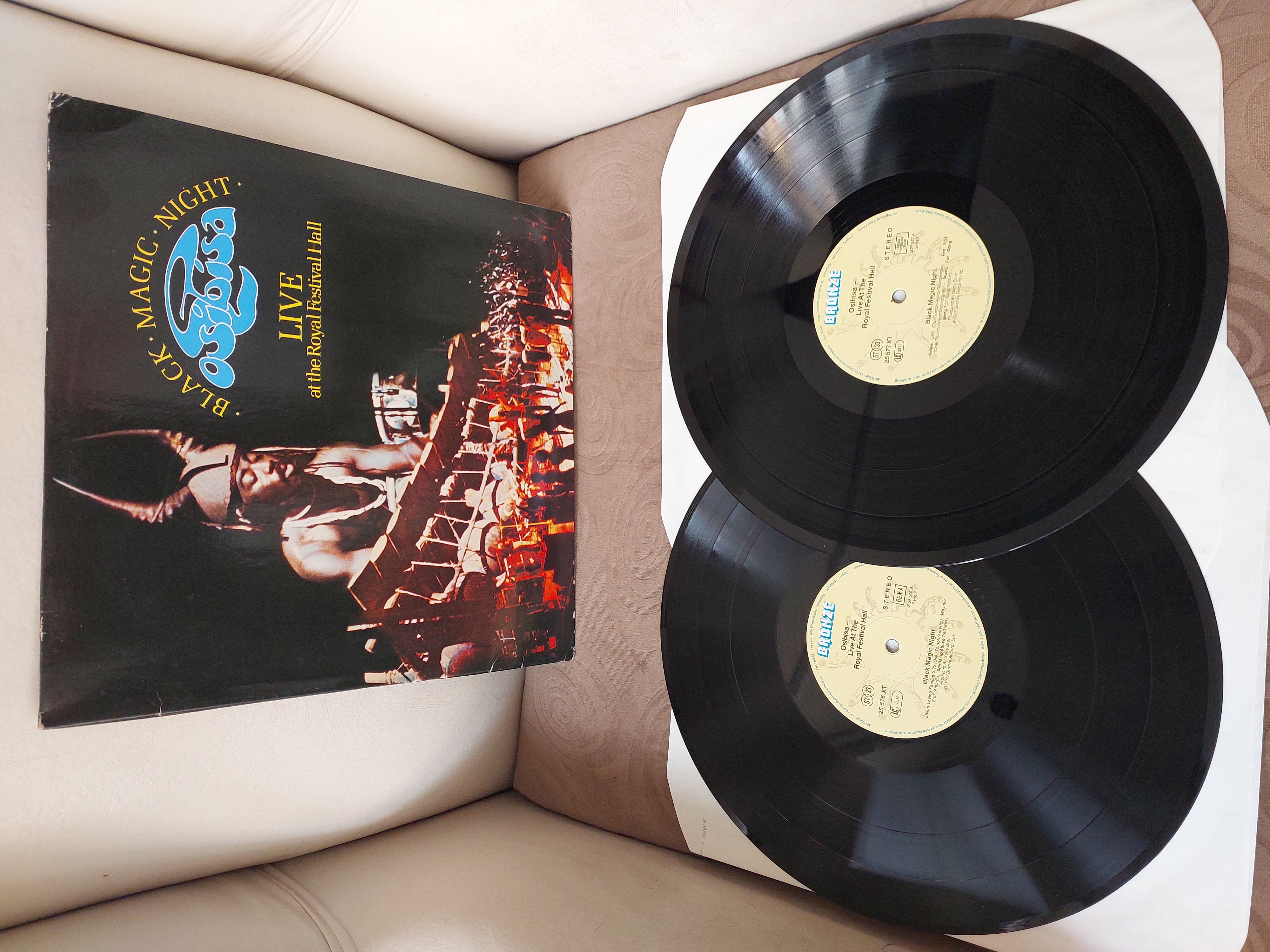 Osibisa – Black Magic Night - 1977 Almanya Basım Albüm - Double Plak 2XLP