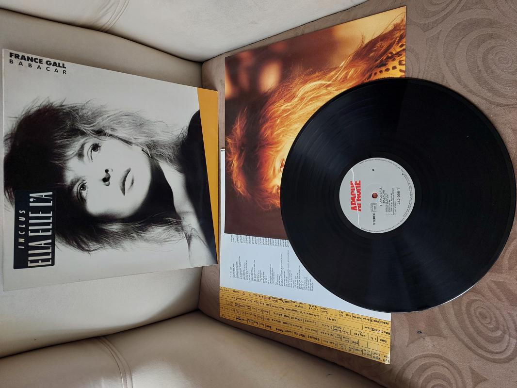 France Gall – Babacar - 1988 Almanya Basım Albüm - LP Plak