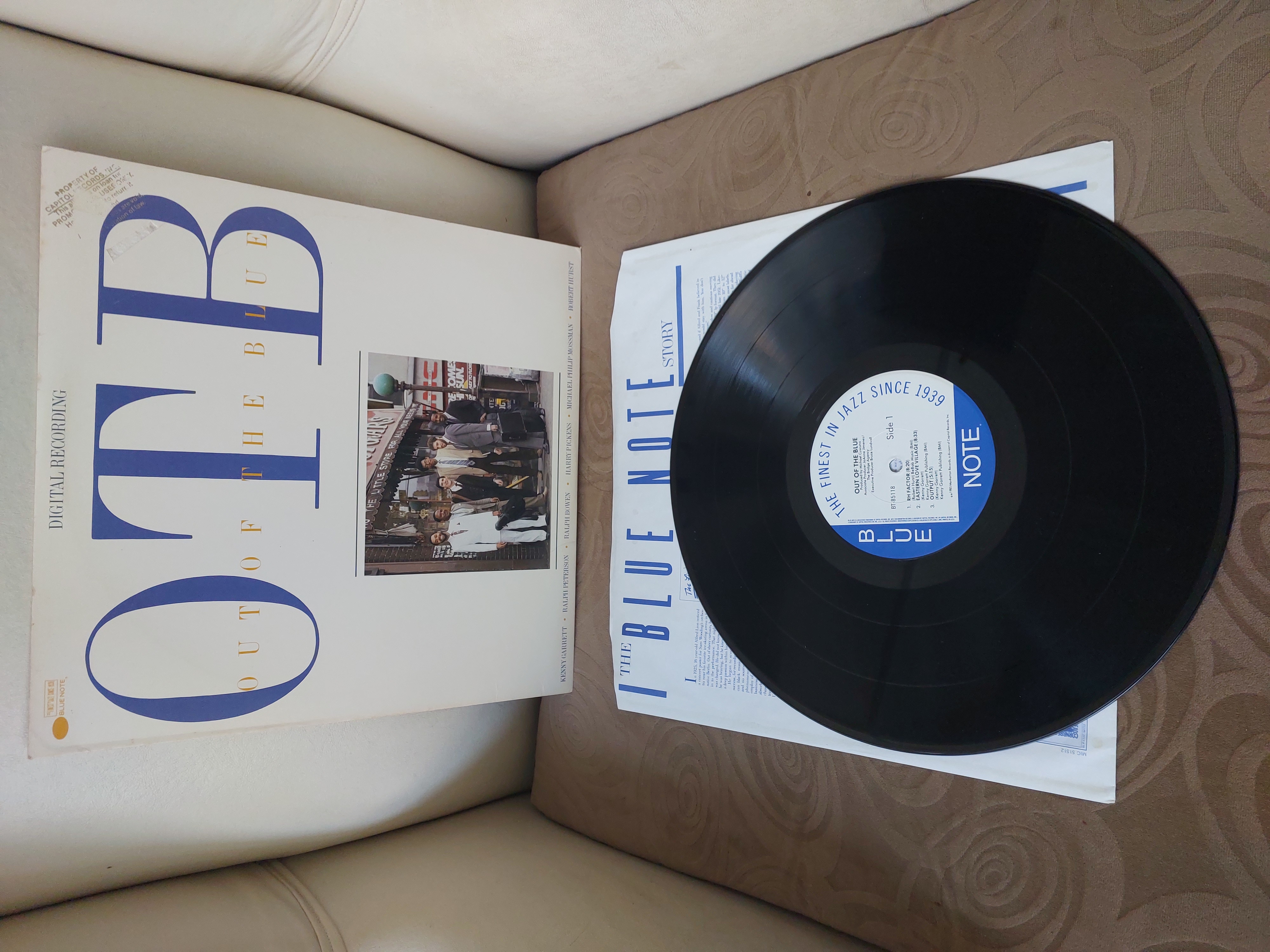 Out Of The Blue (3) – OTB - Out Of The Blue - 1985 USA Basım Albüm - Blue Note LP Plak