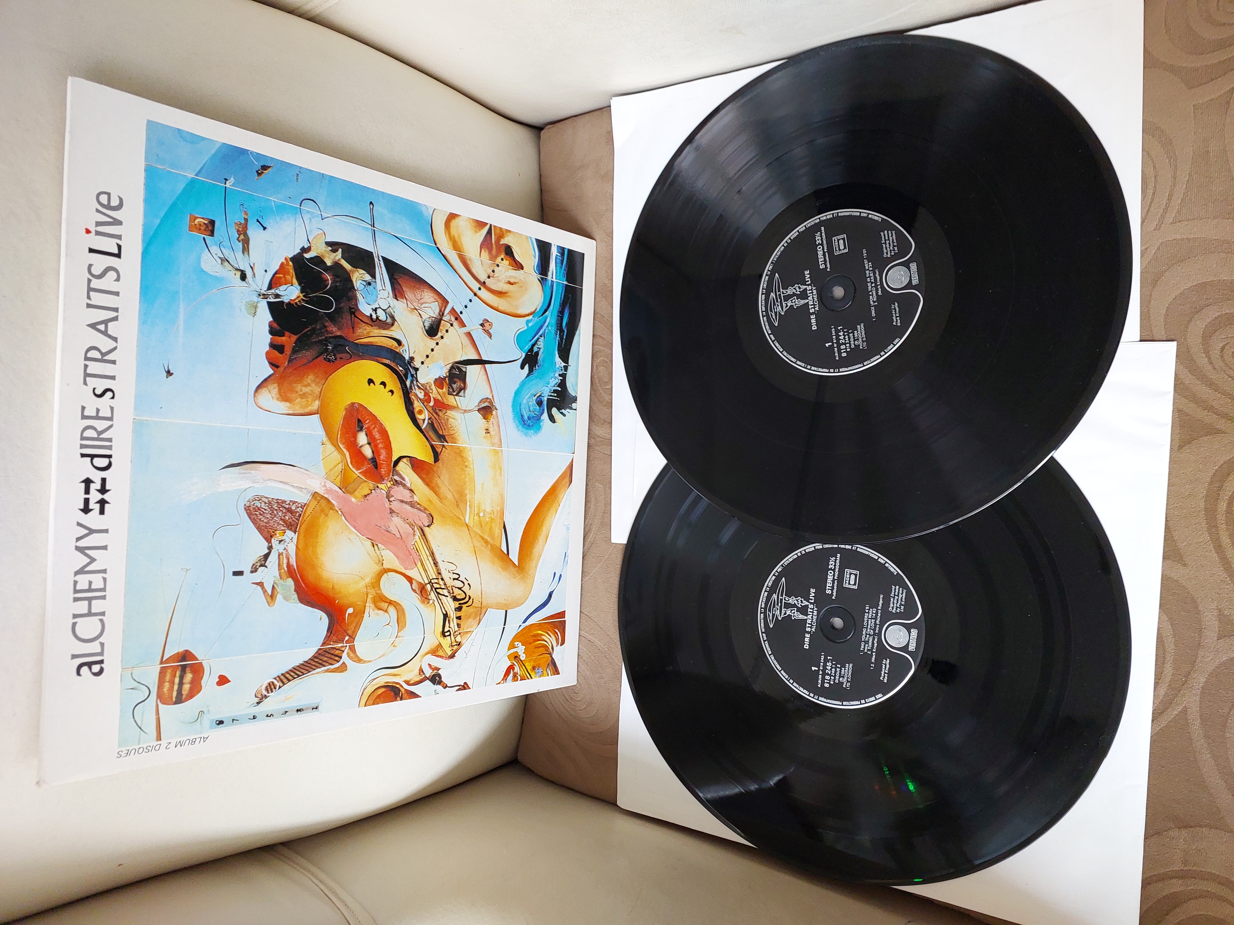 Dire Straits – Alchemy - Dire Straits Live - 1984 Fransa Basım - Double 2XLP Plak