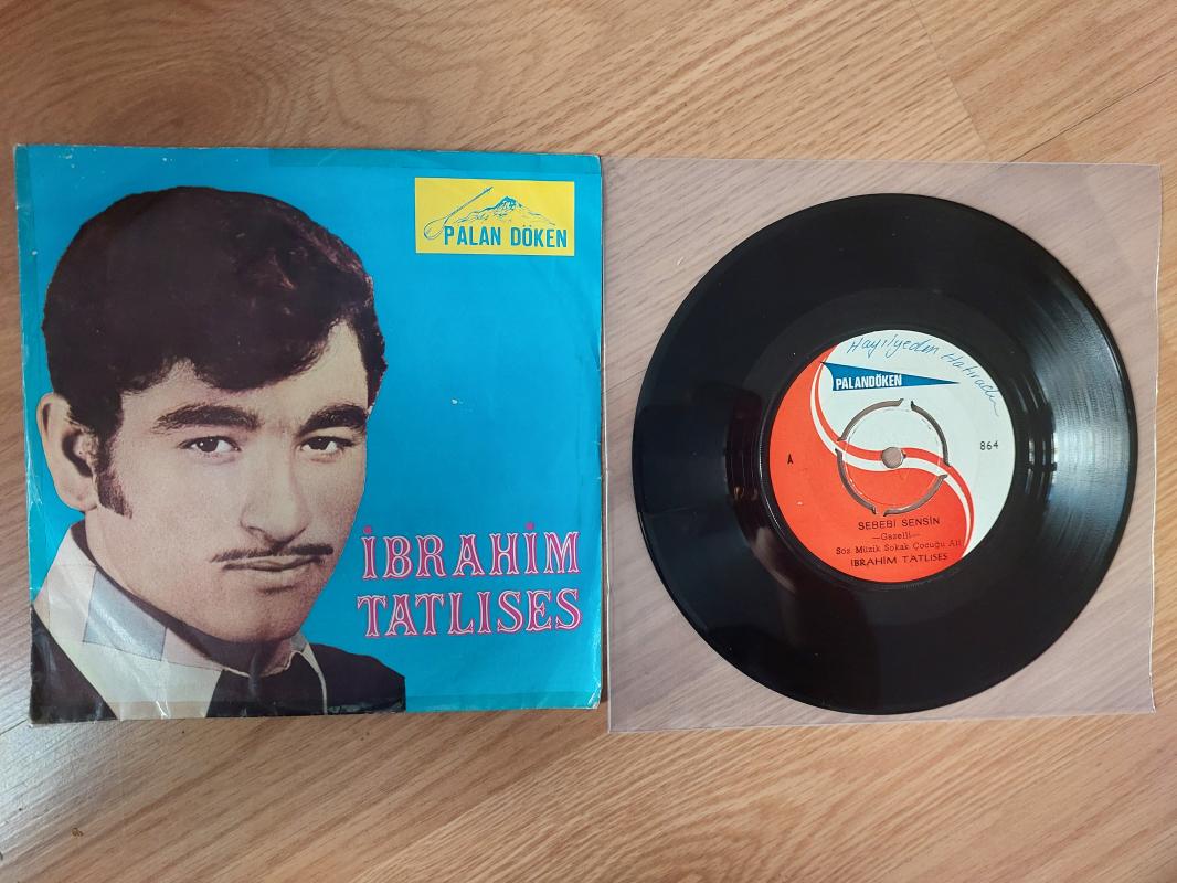 İbrahim Tatlıses – Sebebi Sensin / Aşkın Beni Deli Eyledi  - Türkiye Basım  45 lik Plak