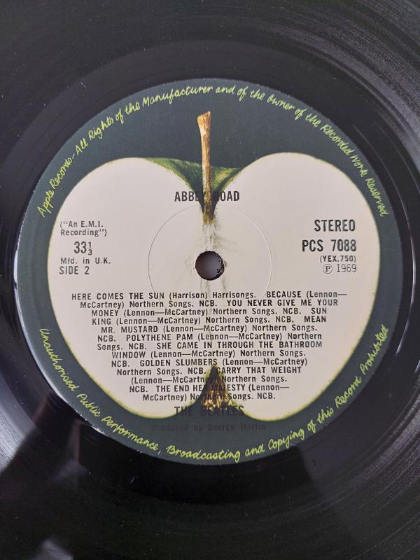 The Beatles – Abbey Road - 1969 İngiltere ilk Basım !!! Albüm - LP Plak