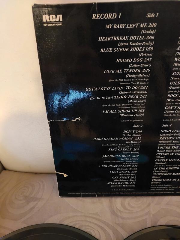 ELVIS PRESLEY - ELVIS FOREVER 32 HITS and The Story Of A King - 1974 Almanya Basım Double LP Albüm
