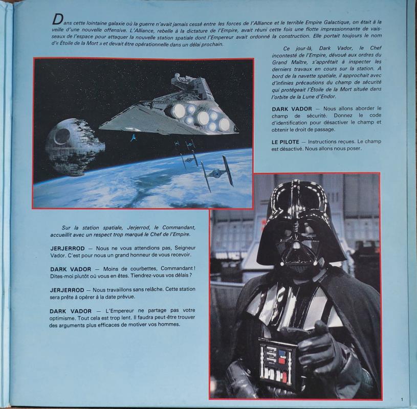 Dominique Paturel– Le Retour Du Jedi(Star Wars müzikli Film Anlatımı)1983 Fransa Basım 33lük Plak LP