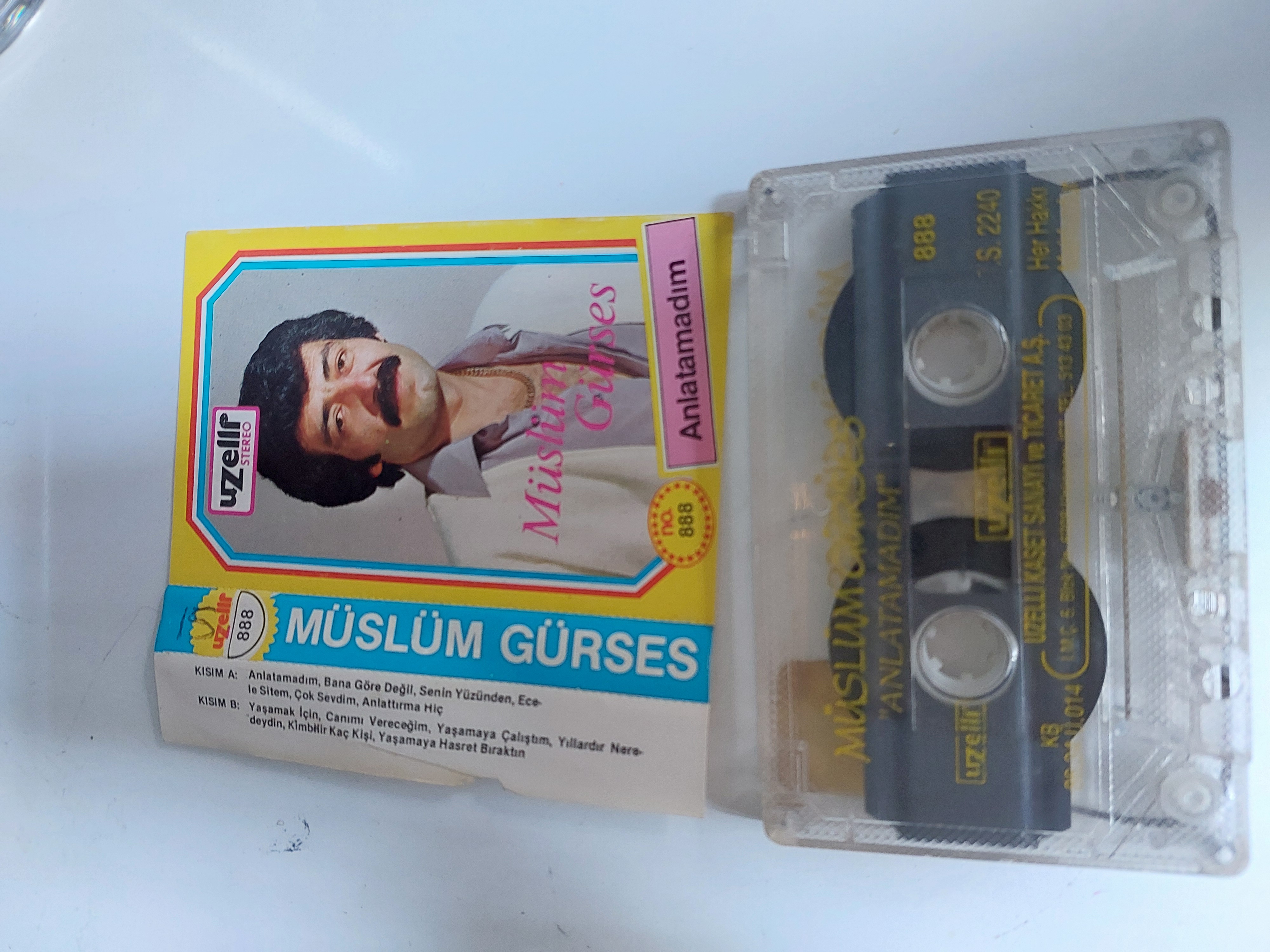Müslüm Gürses - Anlatamadım - 1983 Almanya Basım Kaset Albüm