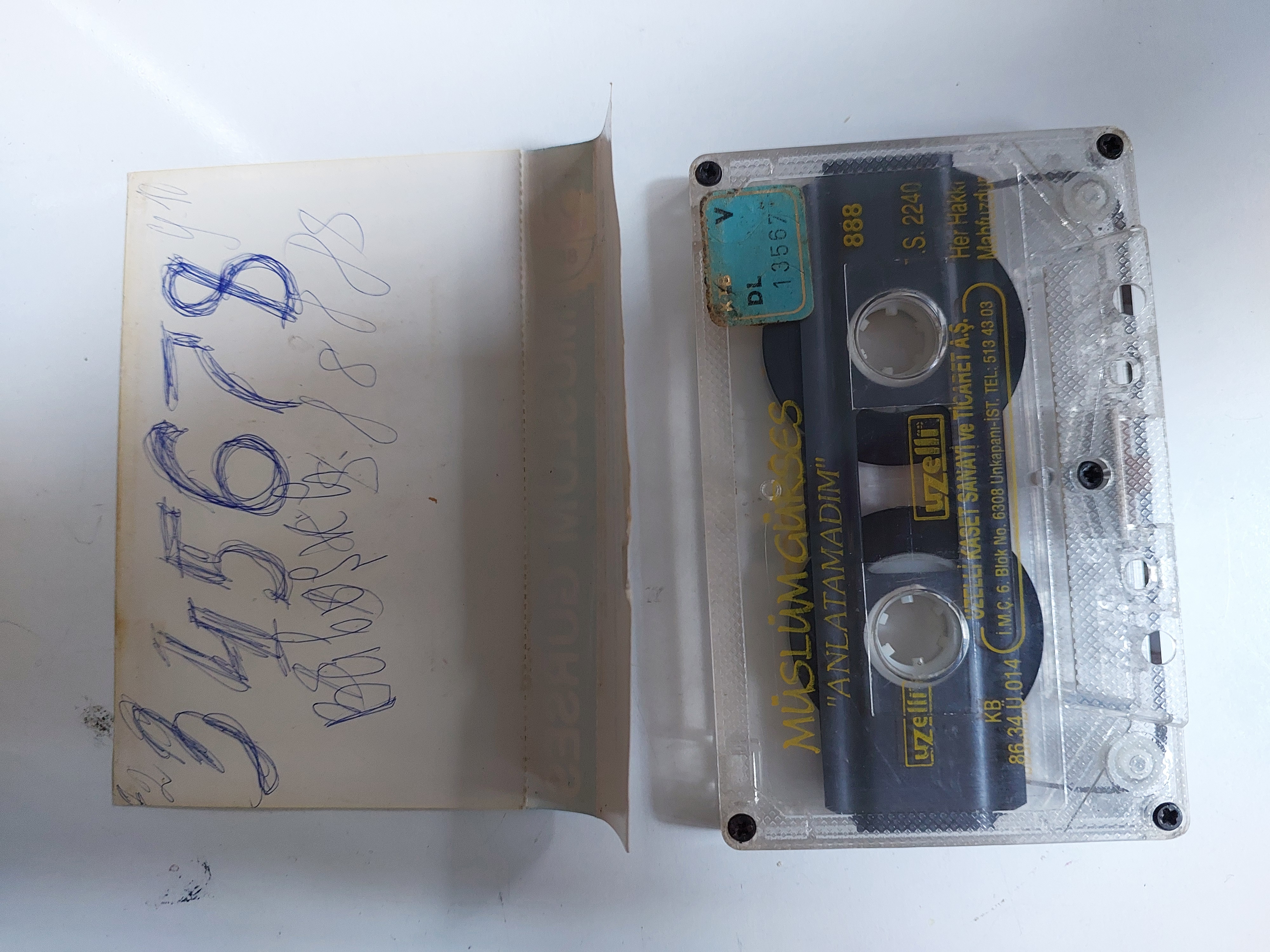 Müslüm Gürses - Anlatamadım - 1983 Almanya Basım Kaset Albüm