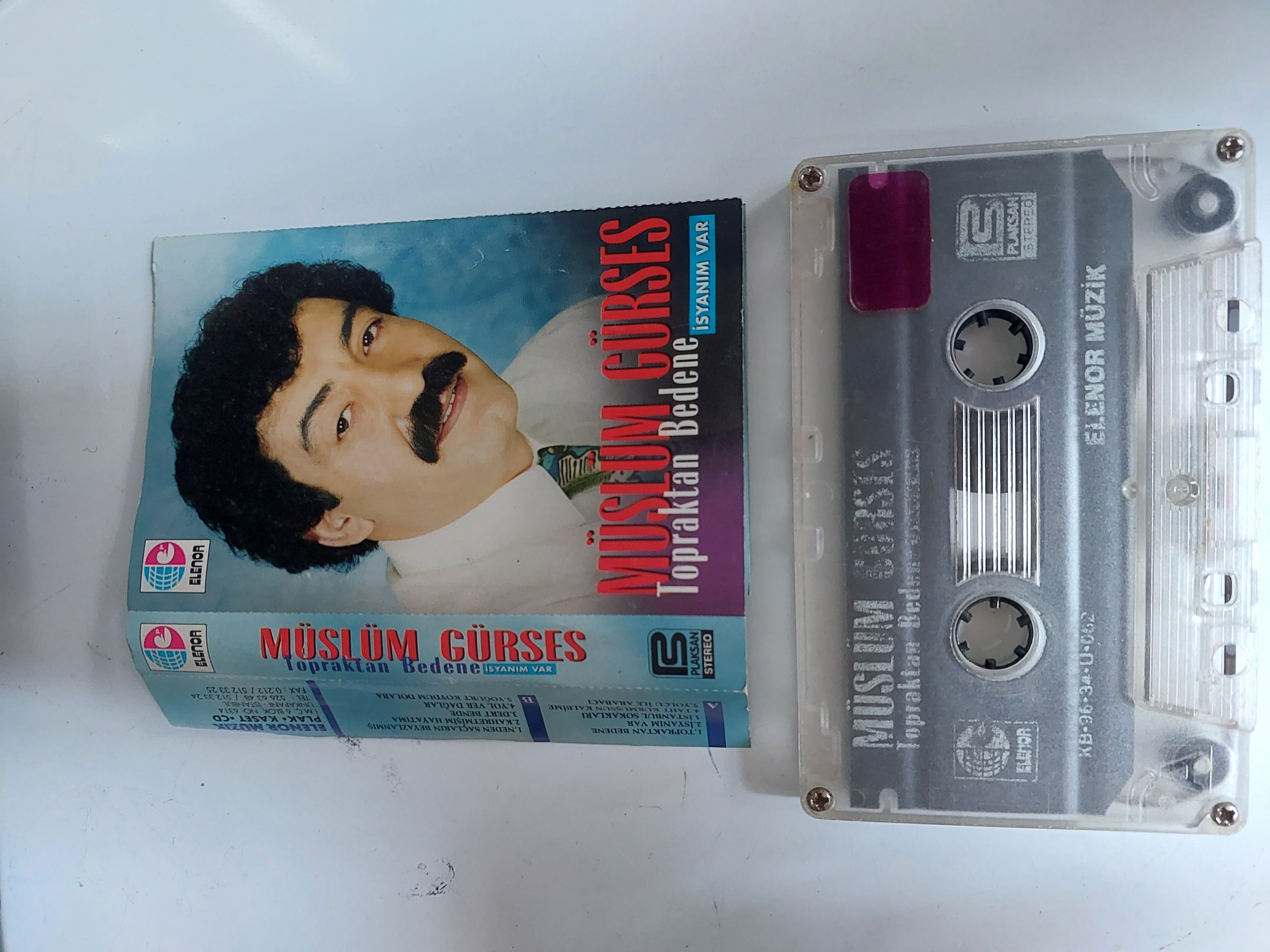 Müslüm Gürses - Topraktan Bedene - 1996 Türkiye Basım Kaset Albüm