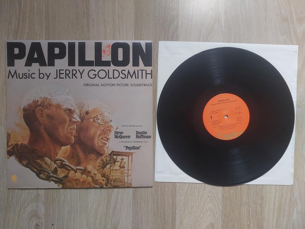 Papillon - Jerry Goldsmith - Soundtrack - 1973 USA Basım LP Plak