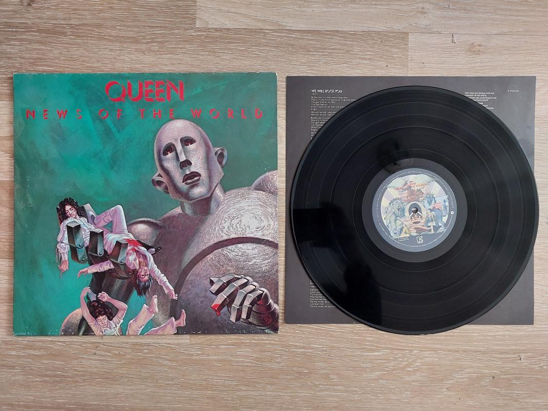 Queen – News Of The World - 1977 Japonya Basım 33 Lük LP Albüm Plak 
