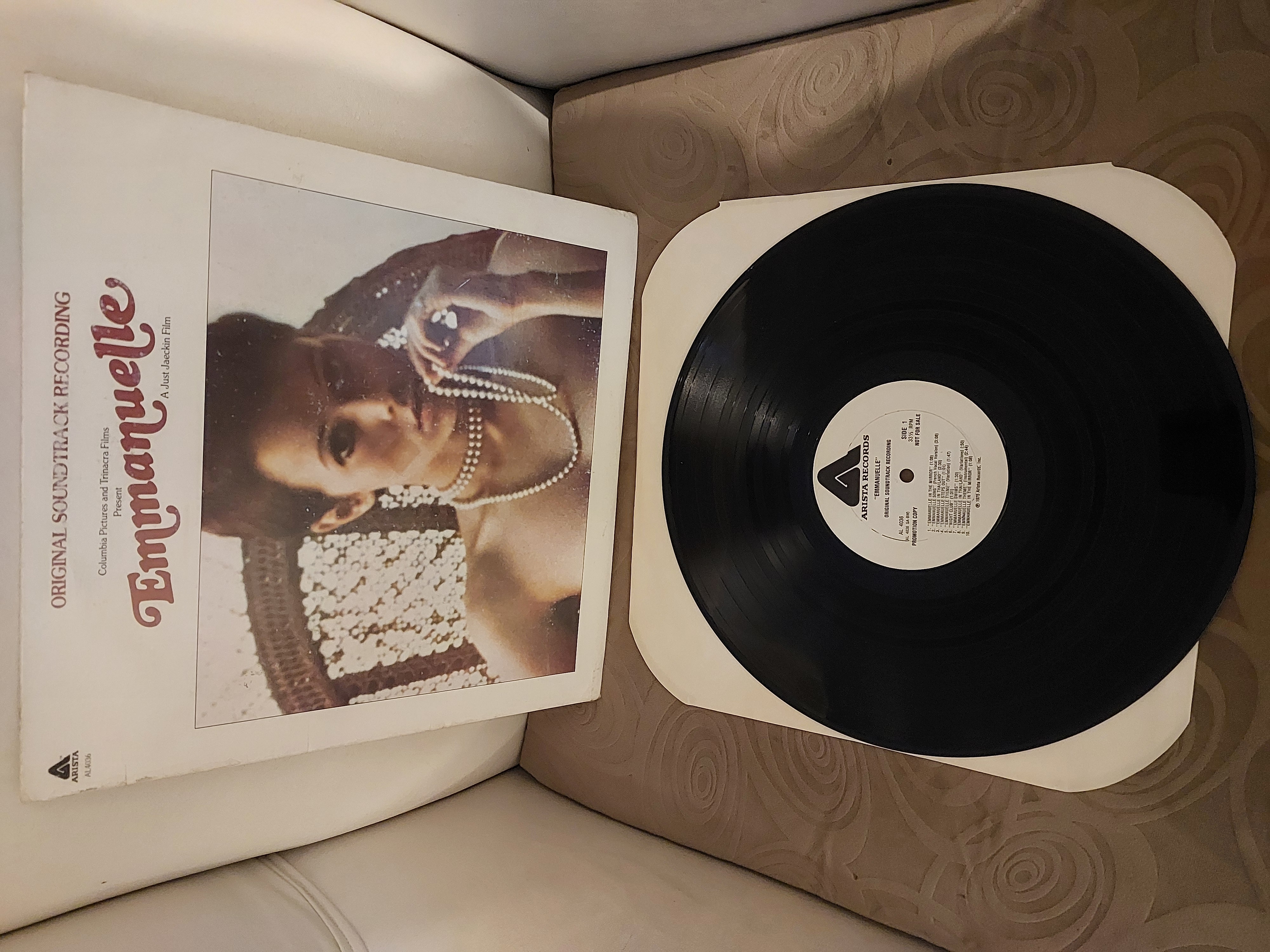 Emmanuelle (Soundtrack) - 1975 USA Basım - 33 lük LP Plak Albüm