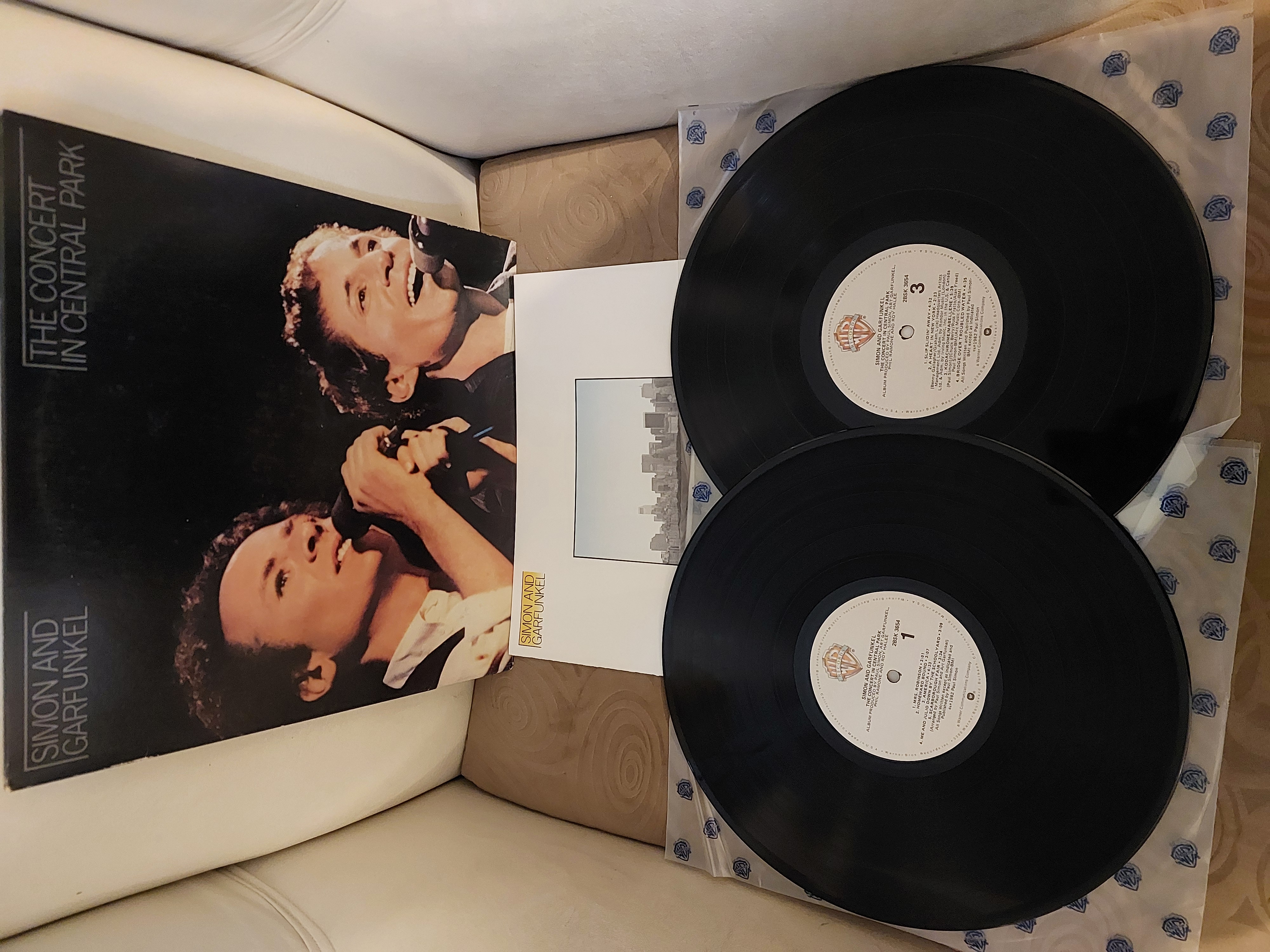SIMON & GARFUNKEL - THE CONCERT IN CENTRAL PARK - 2 LP 1982 USA BASIM DOUBLE LP ALBÜM