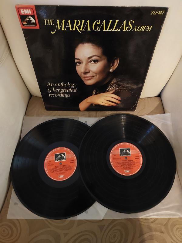 Maria Callas – An Anthology Of Her Greatest Recordings - 1977 İngiltere Basım - Double LP Plak Albüm