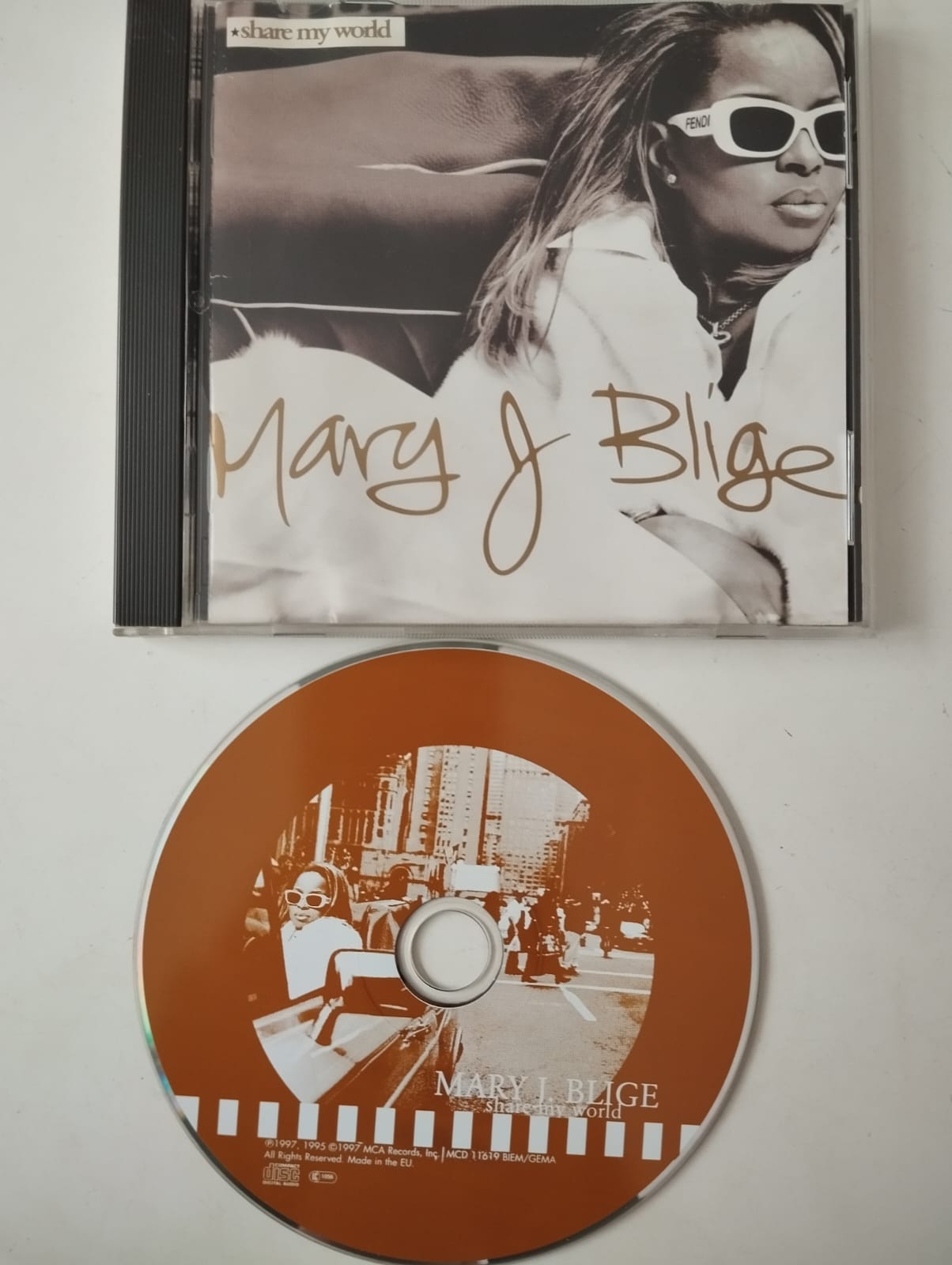 Mary J. Blige – Share My World - 1997 Avrupa Basım - 2. El CD Albüm