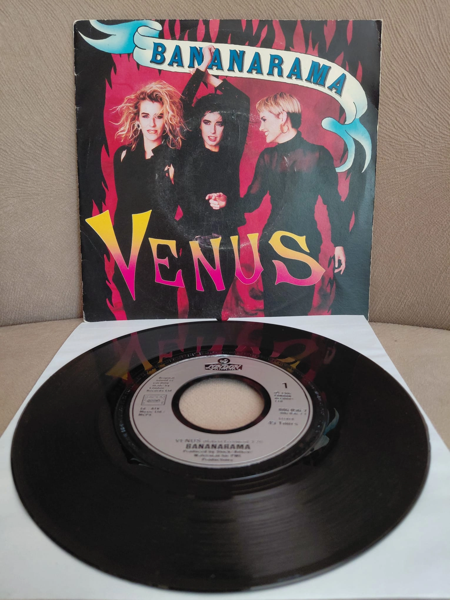 Bananarama  –  Venus - 1986  Fransa Basım 45’lik  Plak-2.el