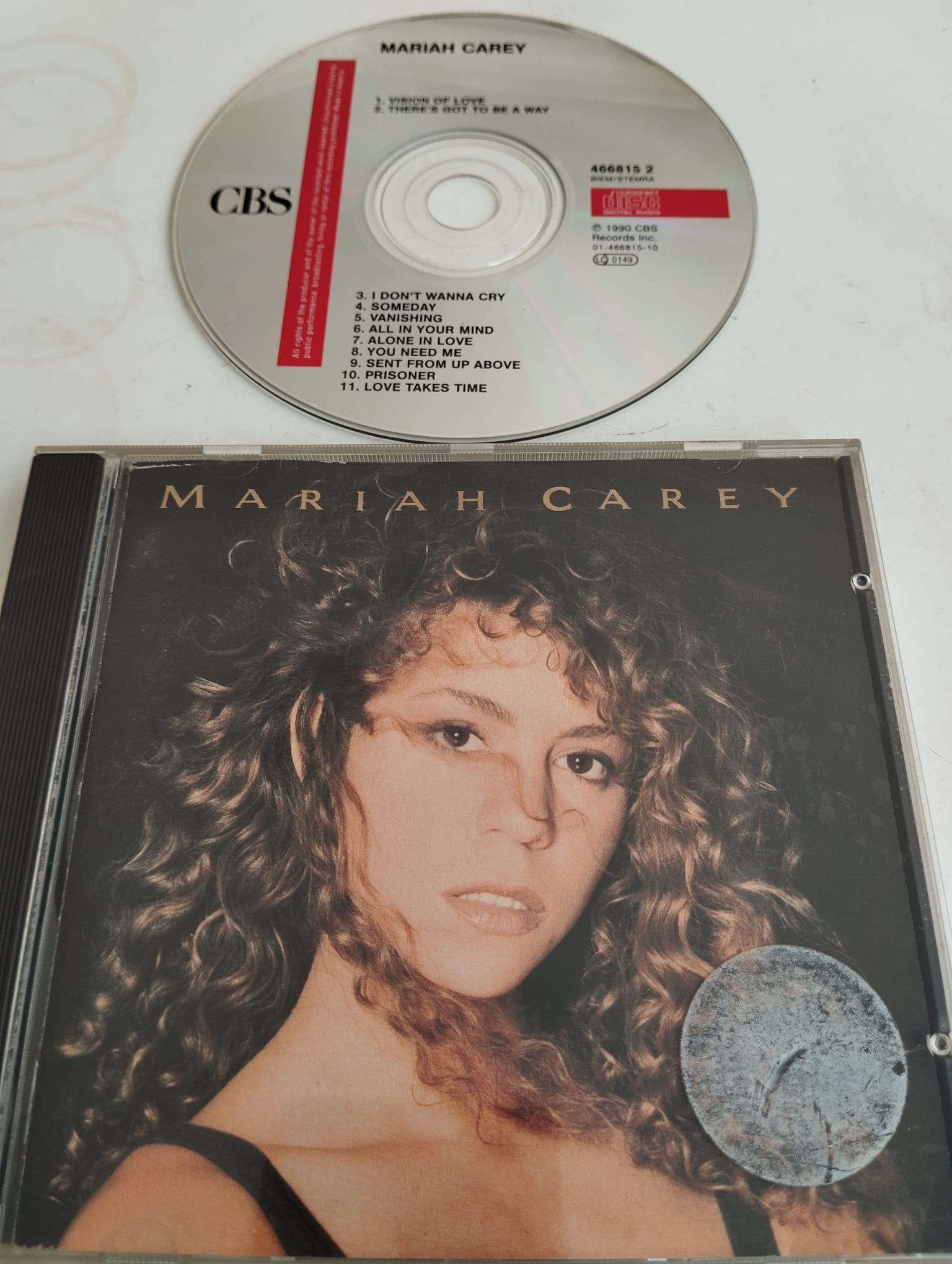 Mariah Carey – Mariah Carey - 1990 Avrupa Basım 2. El CD Albüm
