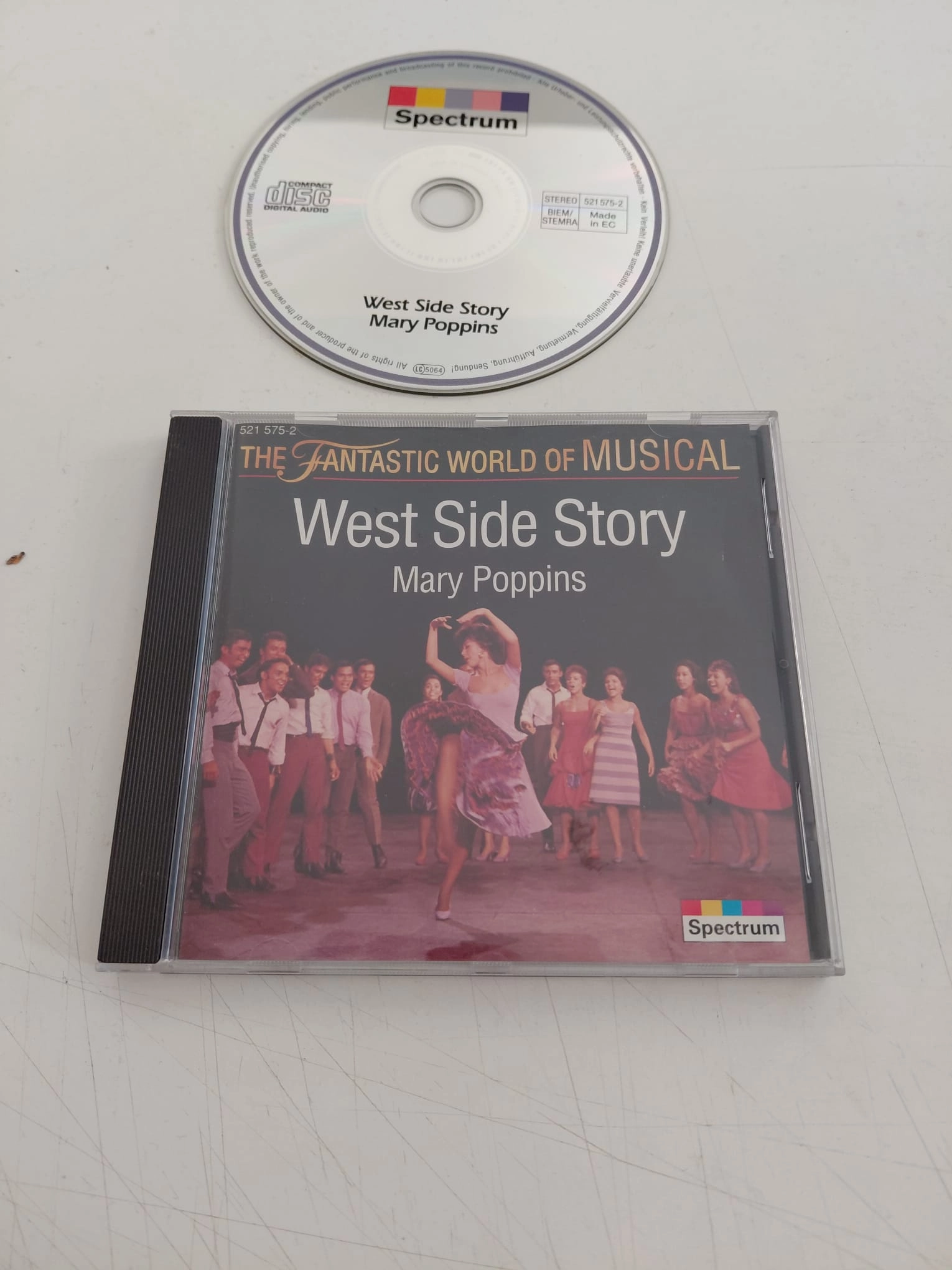 West Side Story  - Mary Poppins -  Avrupa  Basım - CD Albüm-2.el
