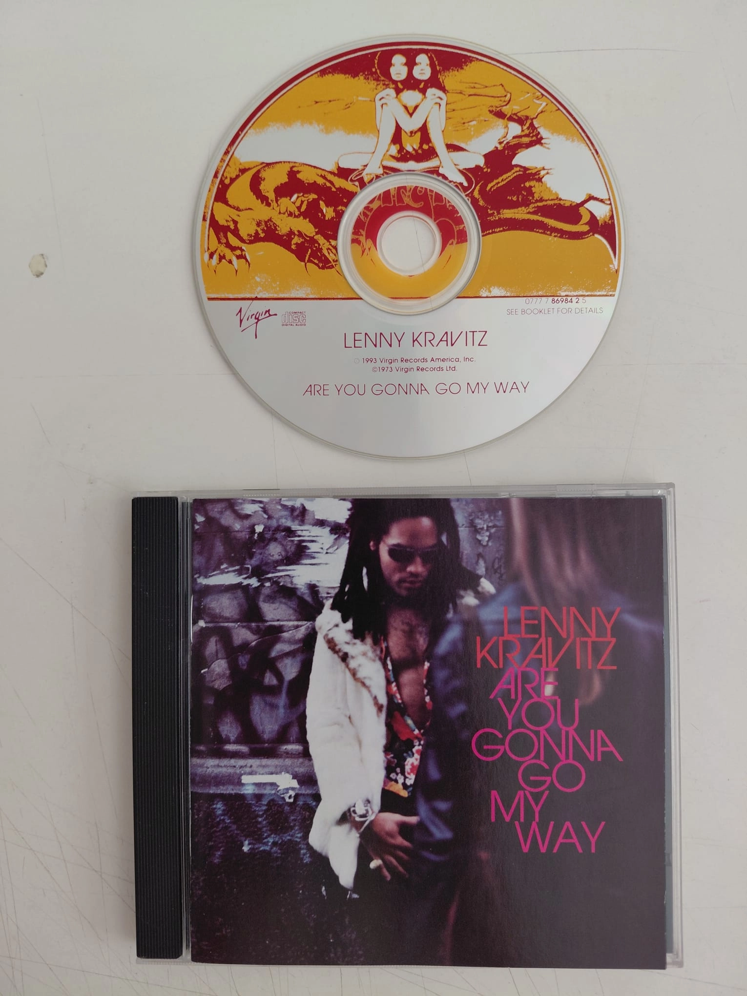 Lenny Kravitz ‎ – Are You Gonna Go My Way - 1993  Avrupa  Basım - CD Albüm-2.el