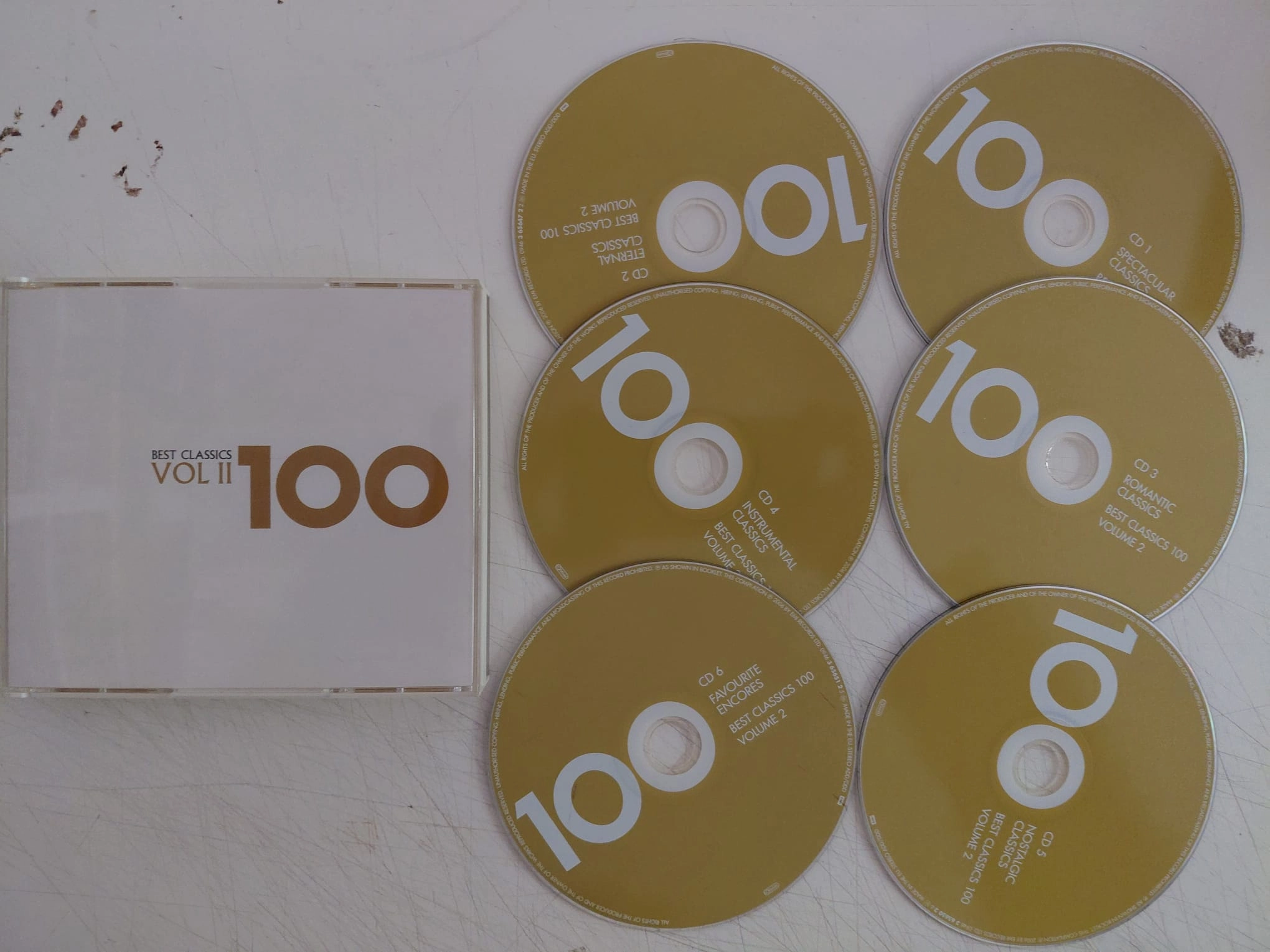 Best Classics 100 Vol II - 2006 Avrupa Basım 6xCD Box Set-2.El