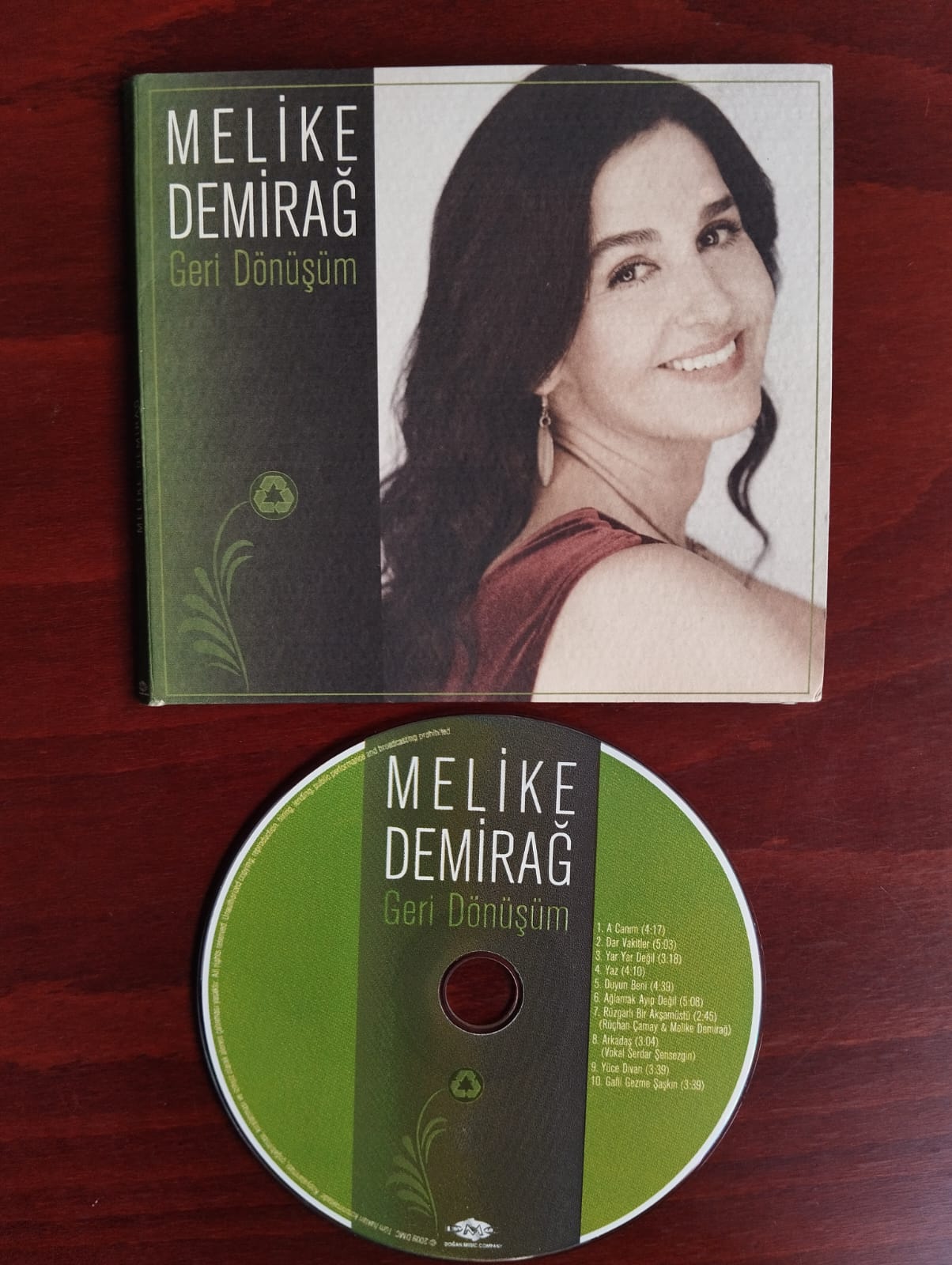 Melike Demirağ – Geri Dönüşüm  -  2009 Türkiye  Basım  2. El CD Albüm