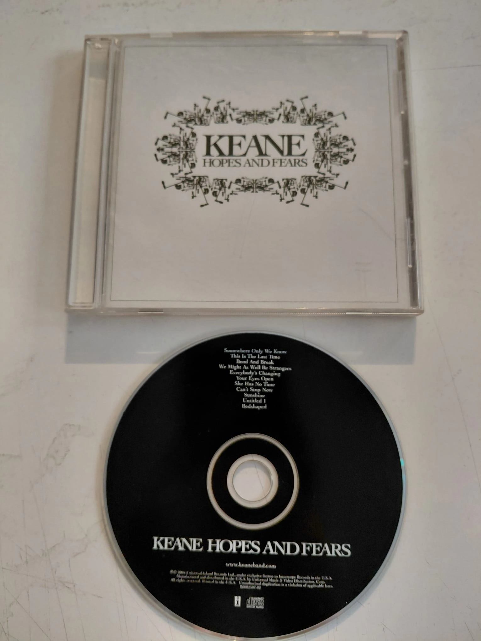 Keane –  Hopes And Fears – 2004  Kanada Basım -  CD Albüm-2.EL