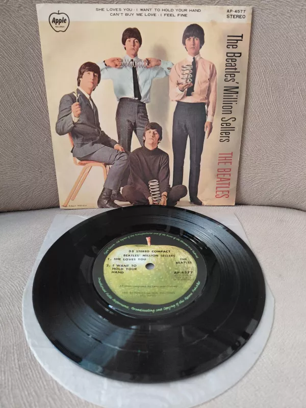 THE BEATLES  -  The Beatles’ Million Sellers  - 1971  Japonya  Basım Mini LP-2.el