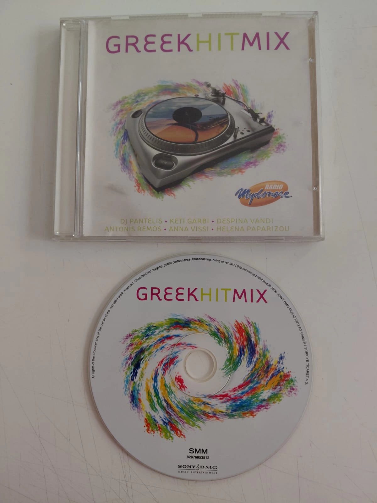 Greek Hit Mix  - 2006  Türkiye Basım CD Albüm-2.el